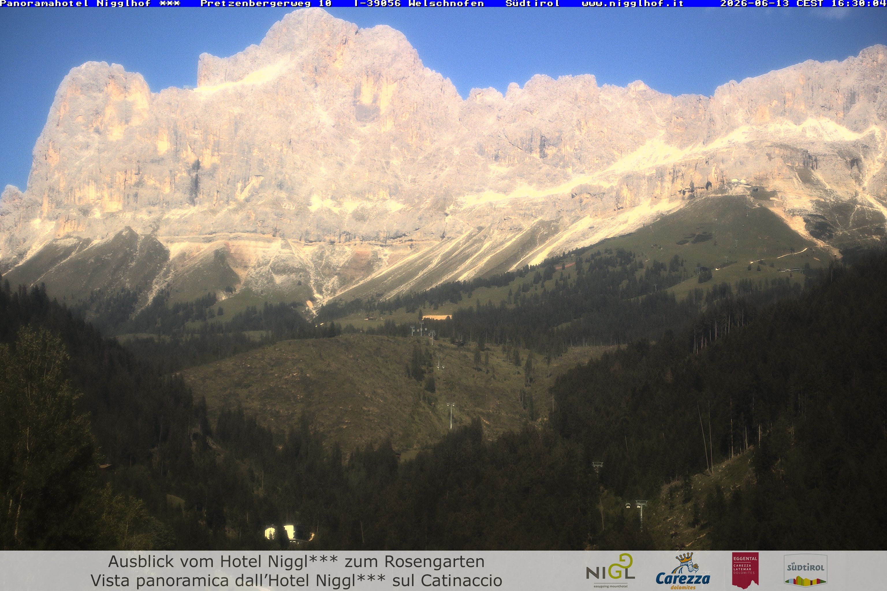 Archived image Webcam Welschnofen: Hotel Nigglhof