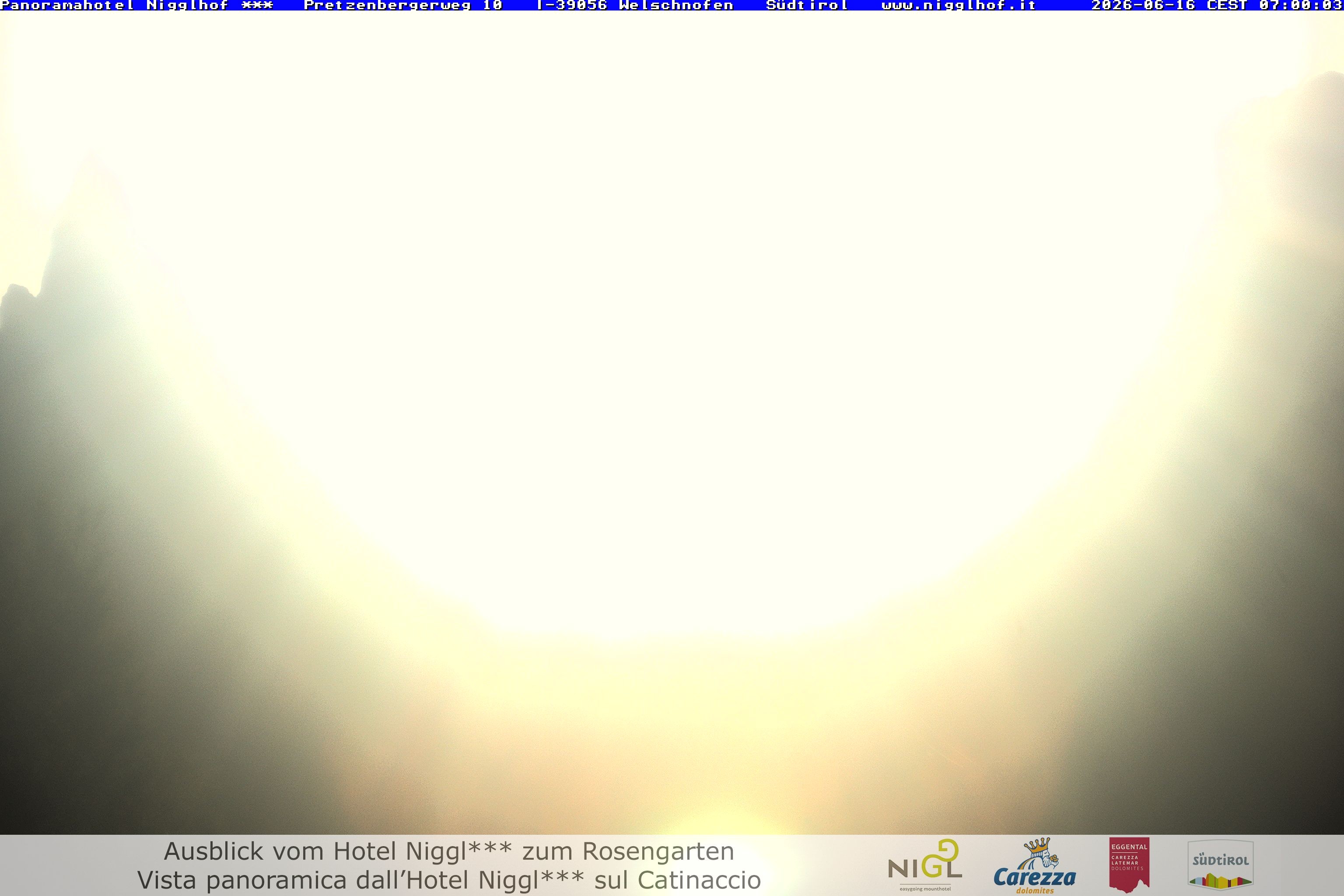 Archiv Foto Webcam Welschnofen: Hotel Nigglhof