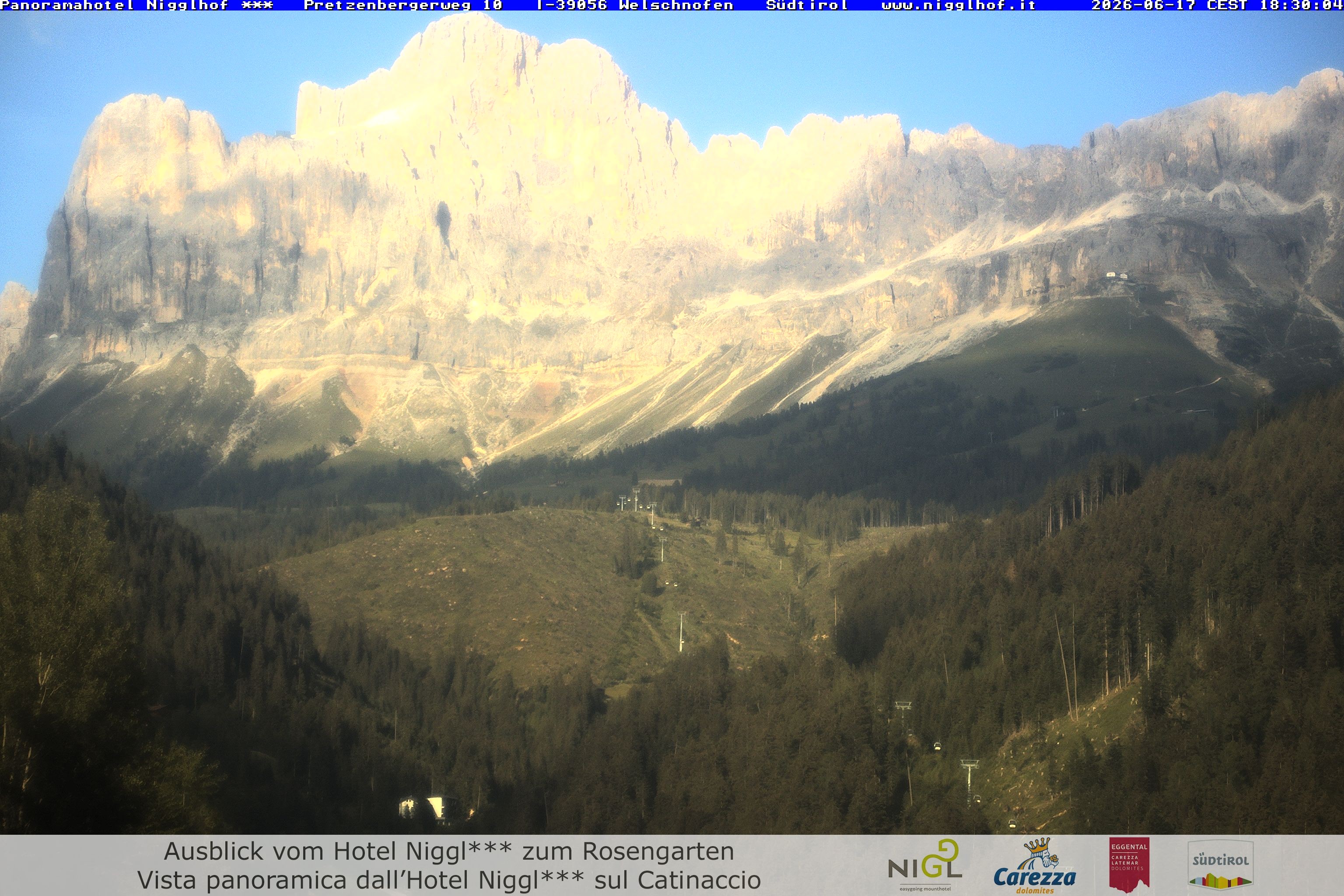 Archiv Foto Webcam Welschnofen: Hotel Nigglhof