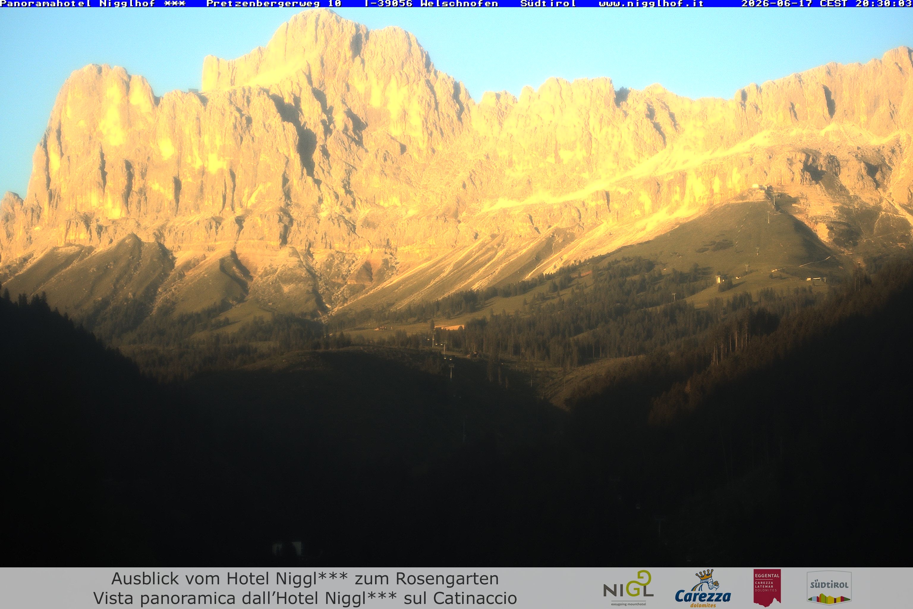 Archiv Foto Webcam Welschnofen: Hotel Nigglhof