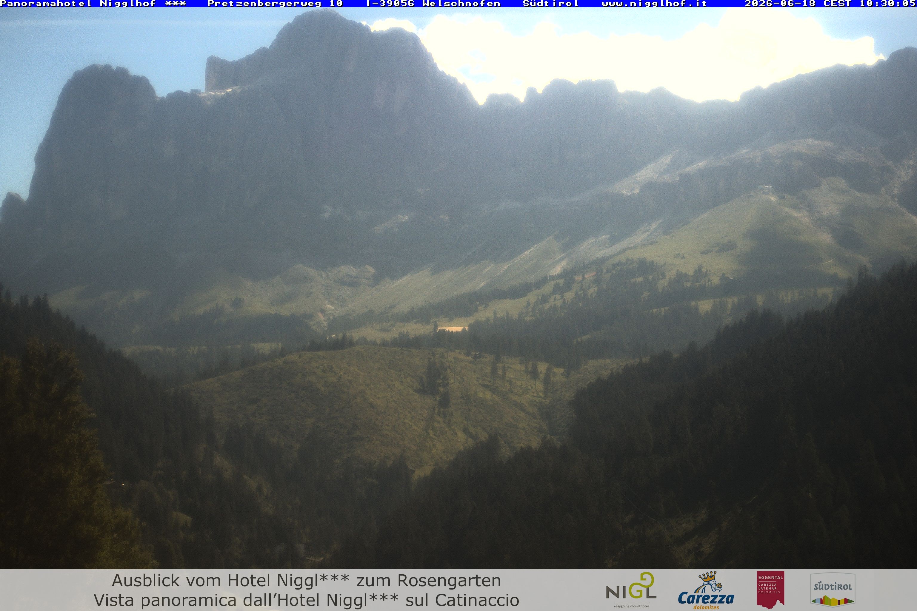 Archived image Webcam Welschnofen: Hotel Nigglhof