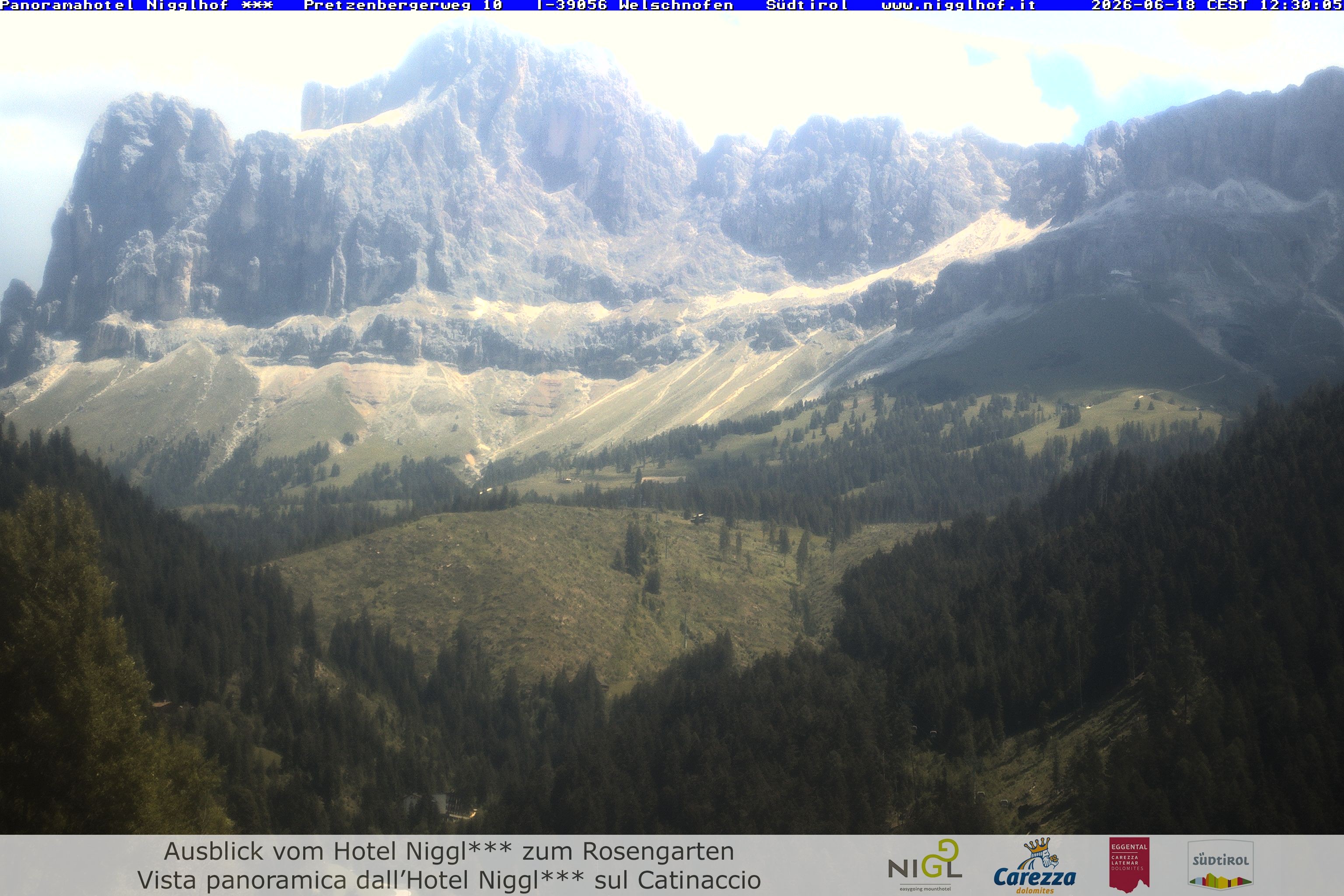 Archived image Webcam Welschnofen: Hotel Nigglhof