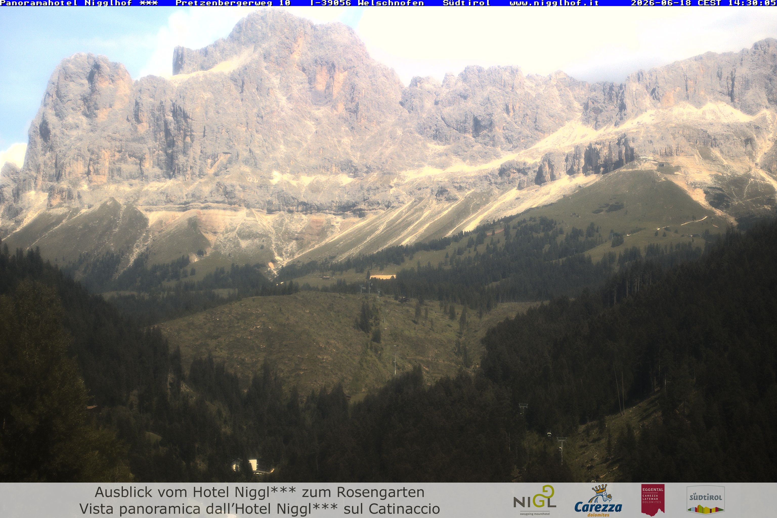 Archived image Webcam Welschnofen: Hotel Nigglhof