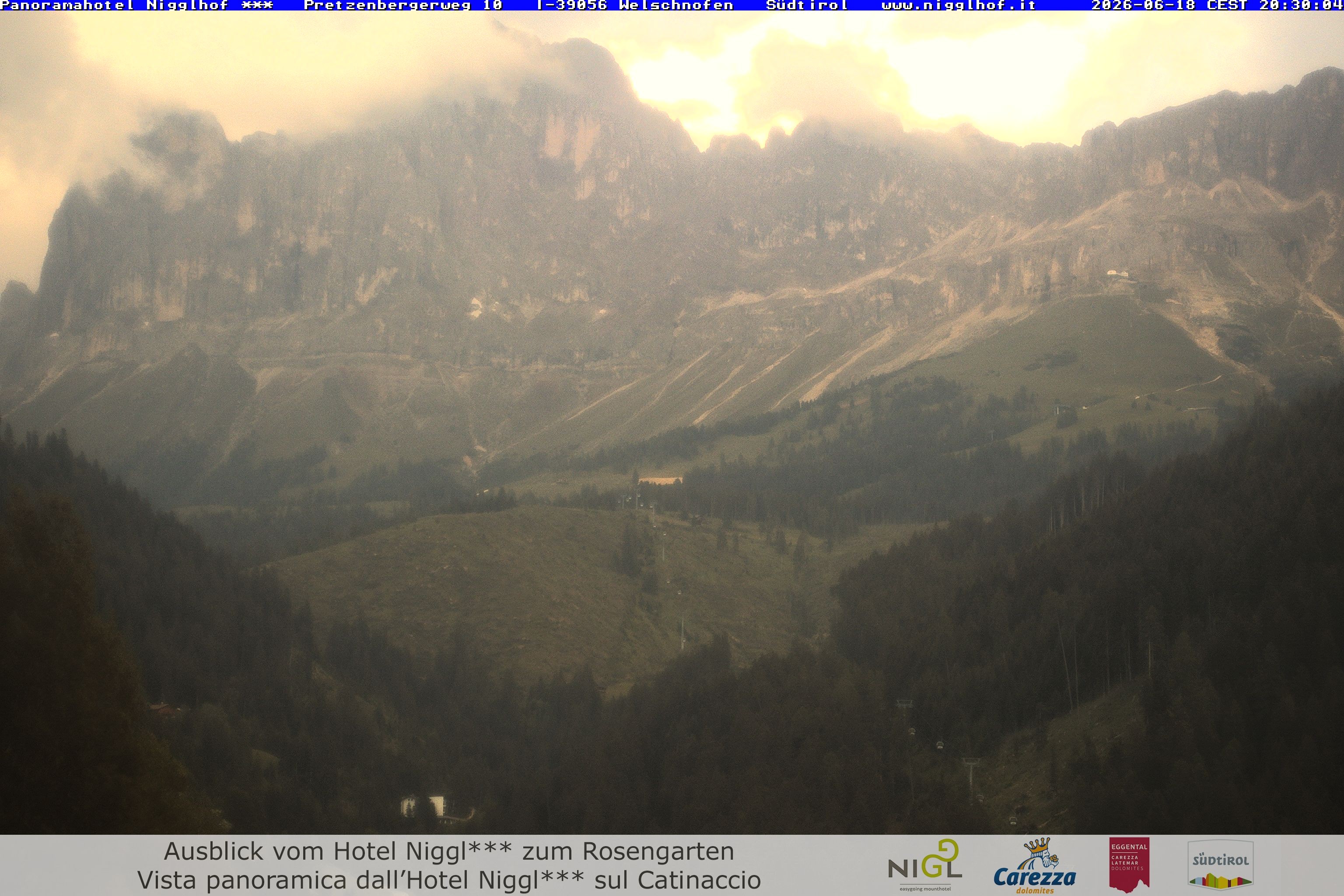 Archived image Webcam Welschnofen: Hotel Nigglhof