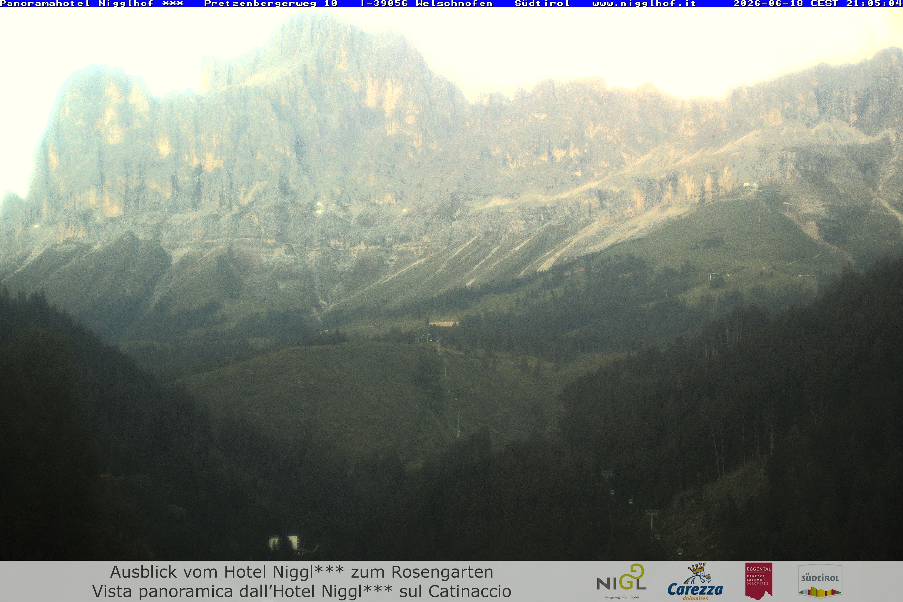 Archived image Webcam Welschnofen: Hotel Nigglhof