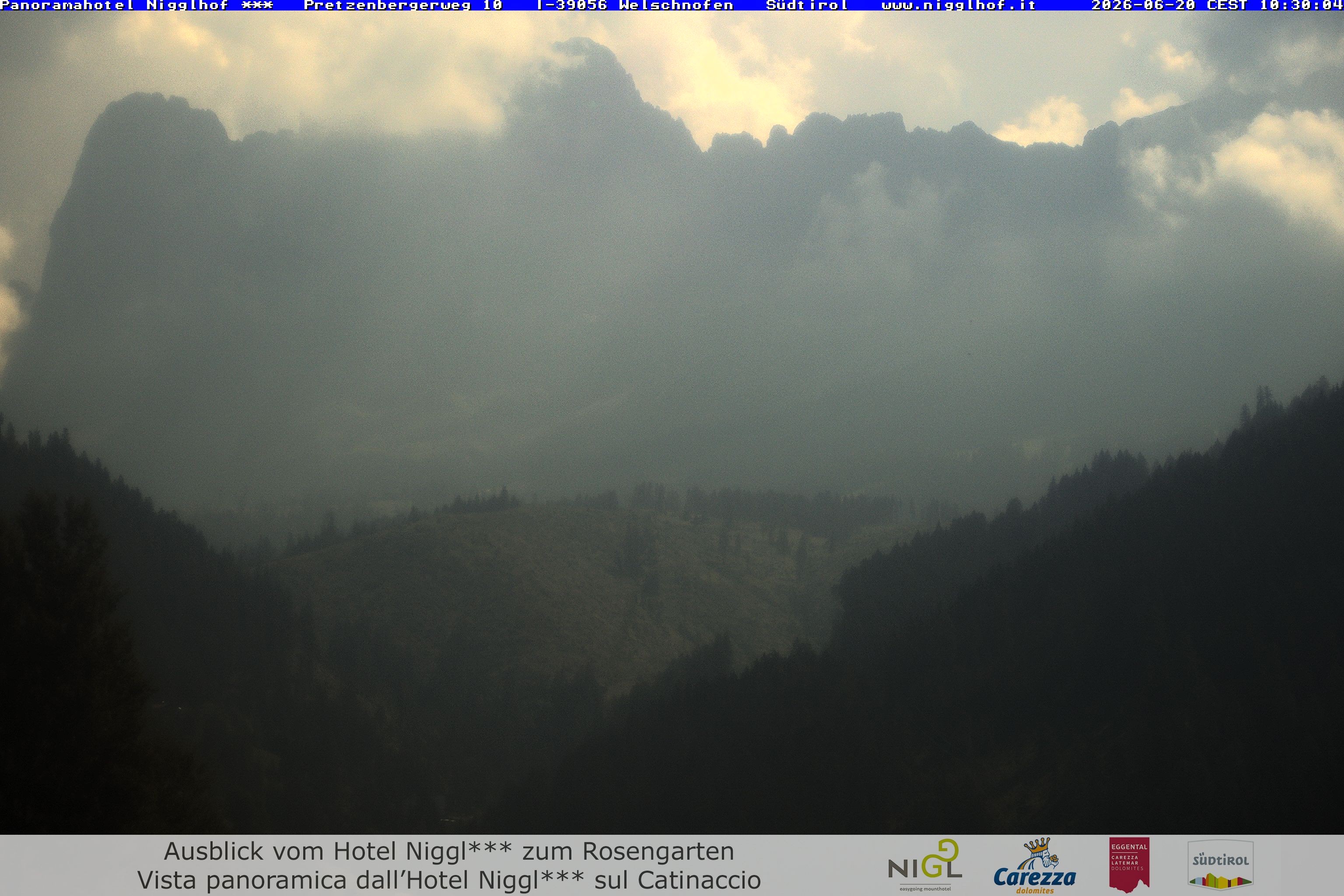 Archived image Webcam Welschnofen: Hotel Nigglhof