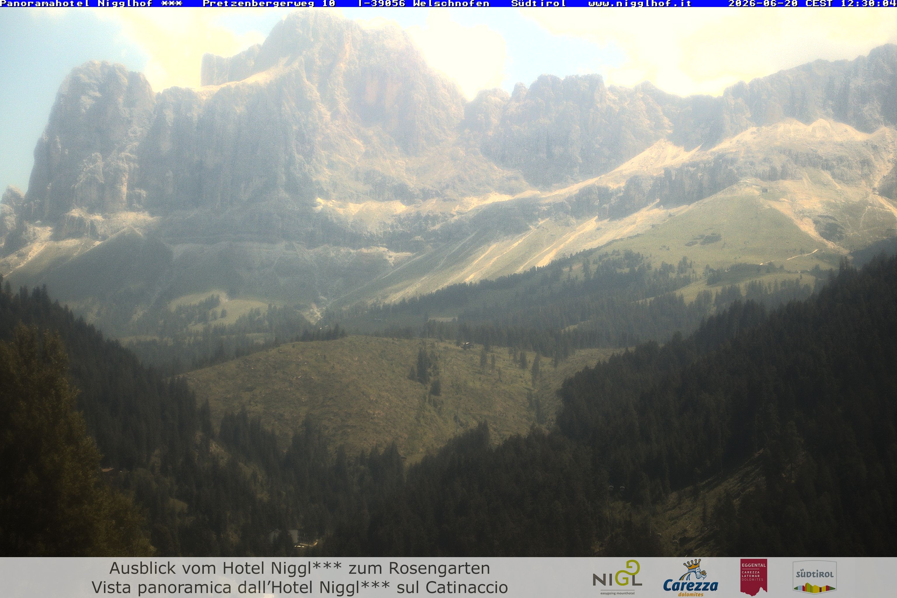 Archived image Webcam Welschnofen: Hotel Nigglhof