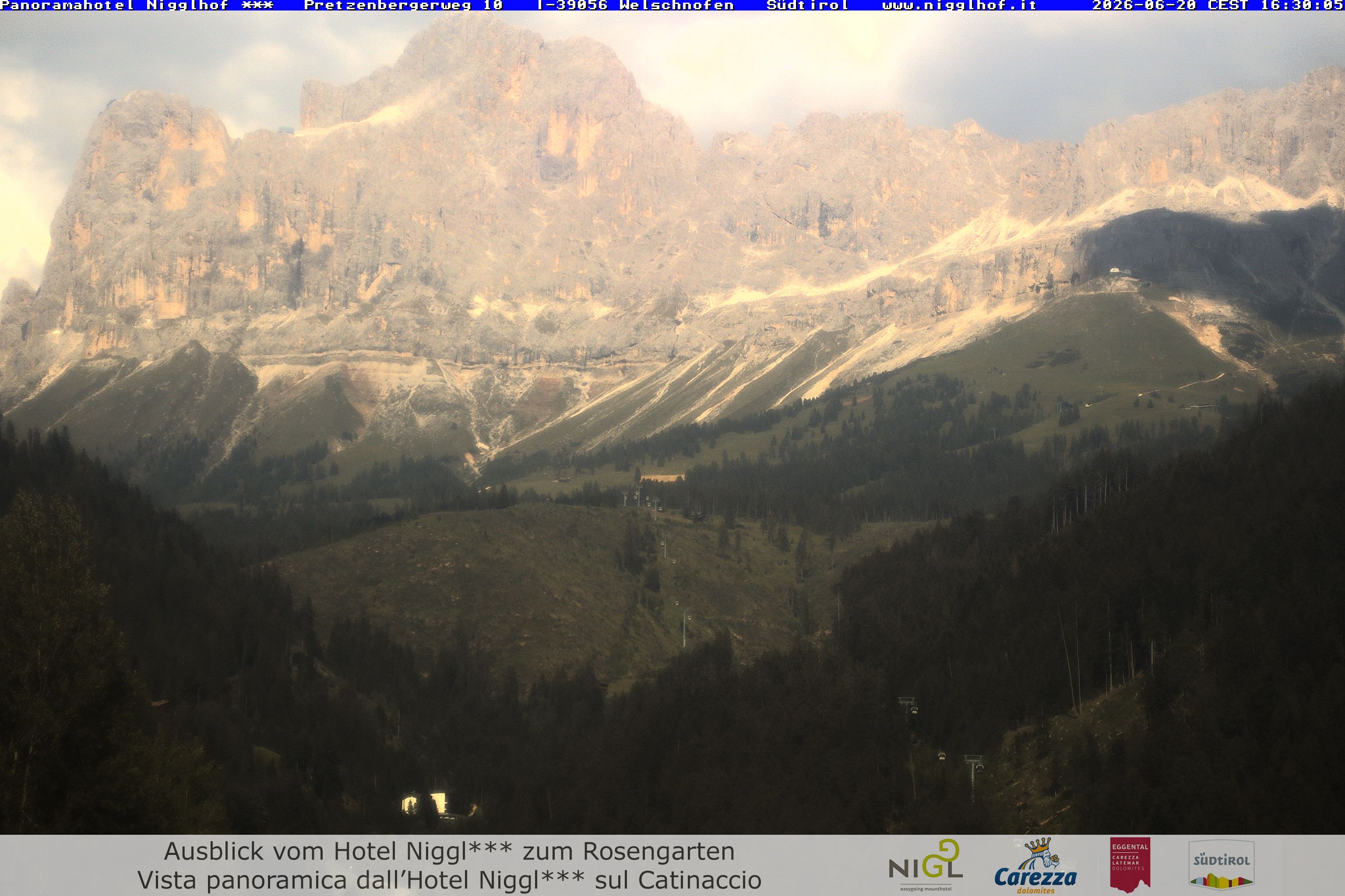 Archived image Webcam Welschnofen: Hotel Nigglhof