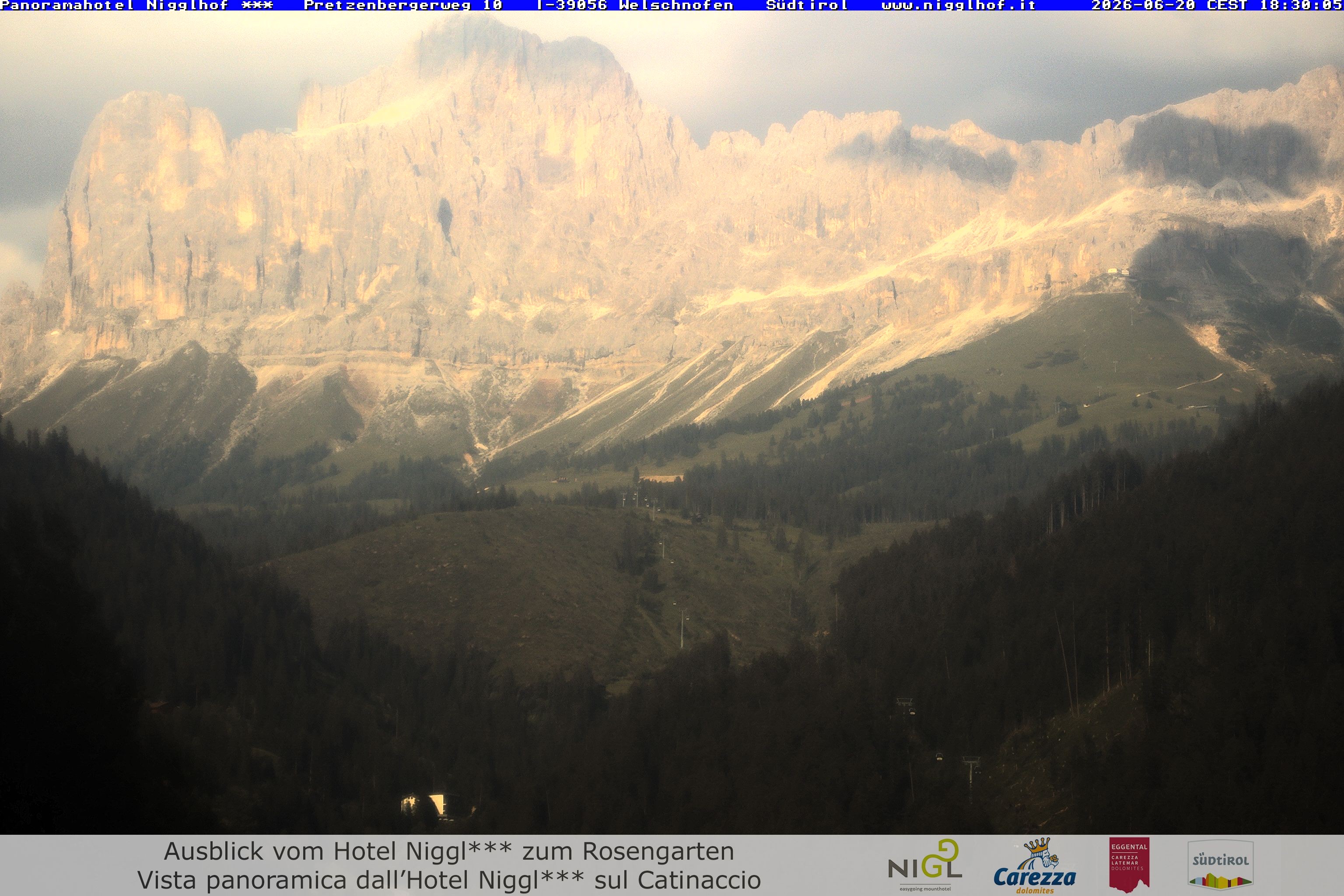 Archived image Webcam Welschnofen: Hotel Nigglhof