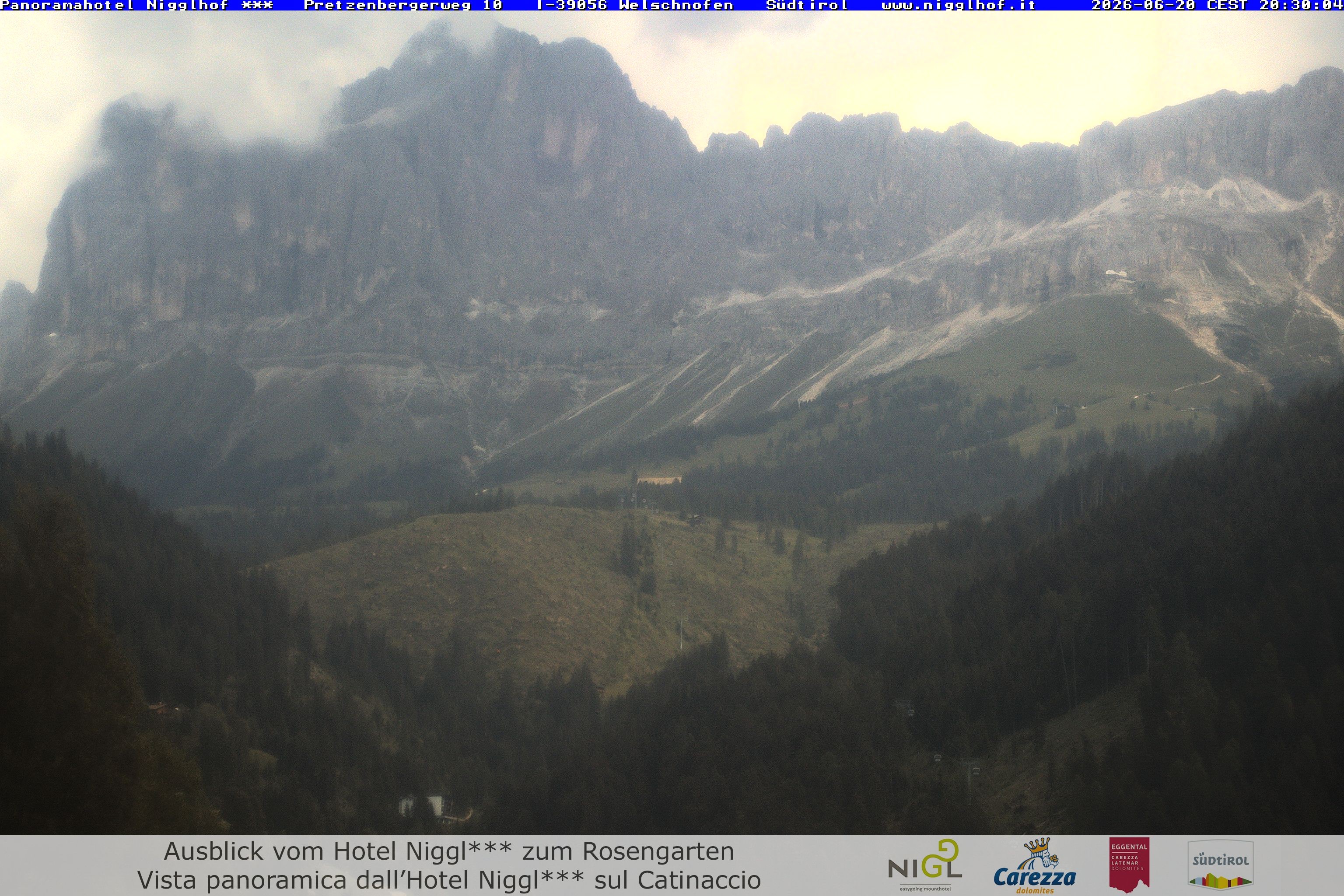 Archived image Webcam Welschnofen: Hotel Nigglhof