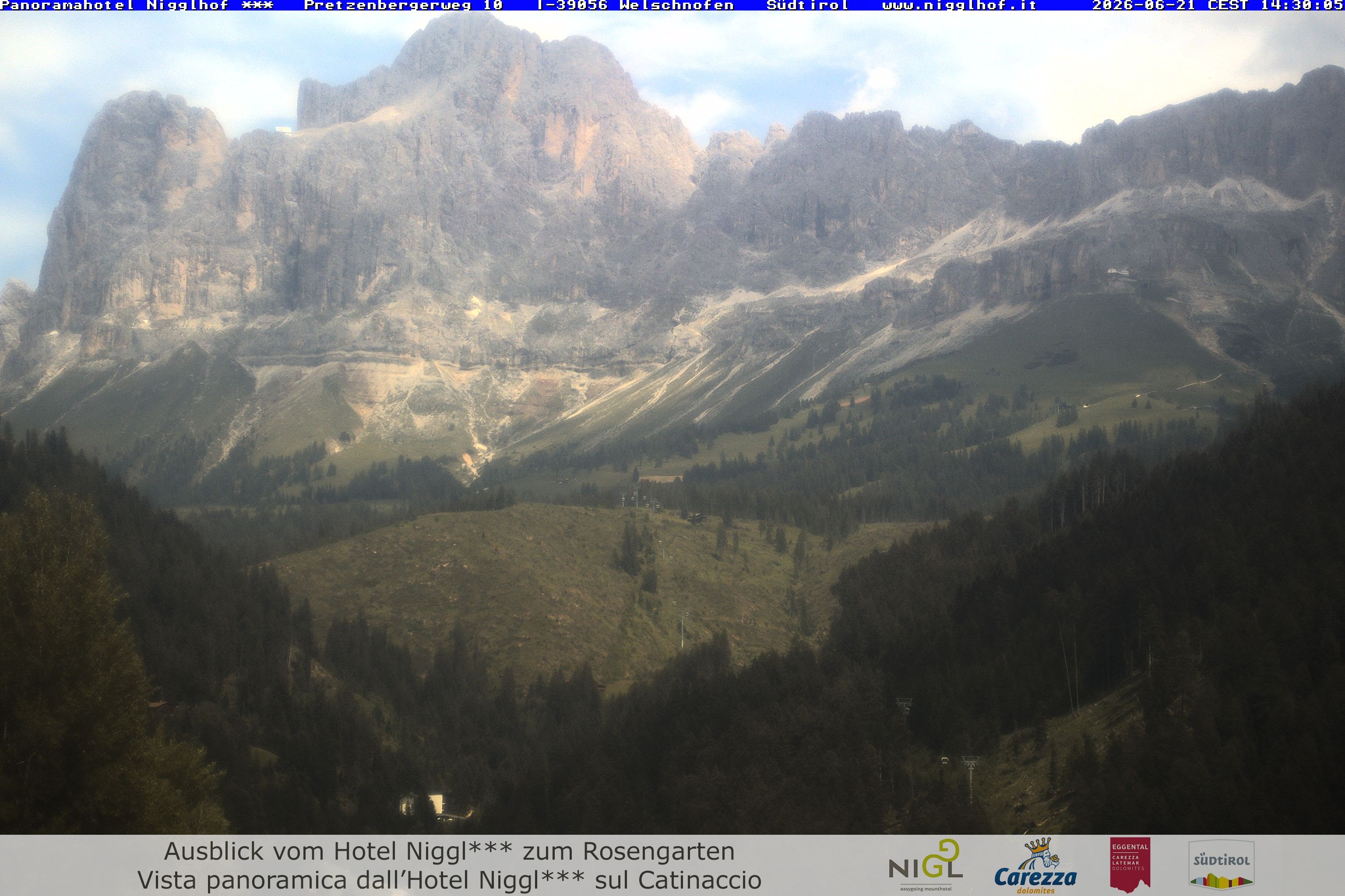 Archiv Foto Webcam Welschnofen: Hotel Nigglhof