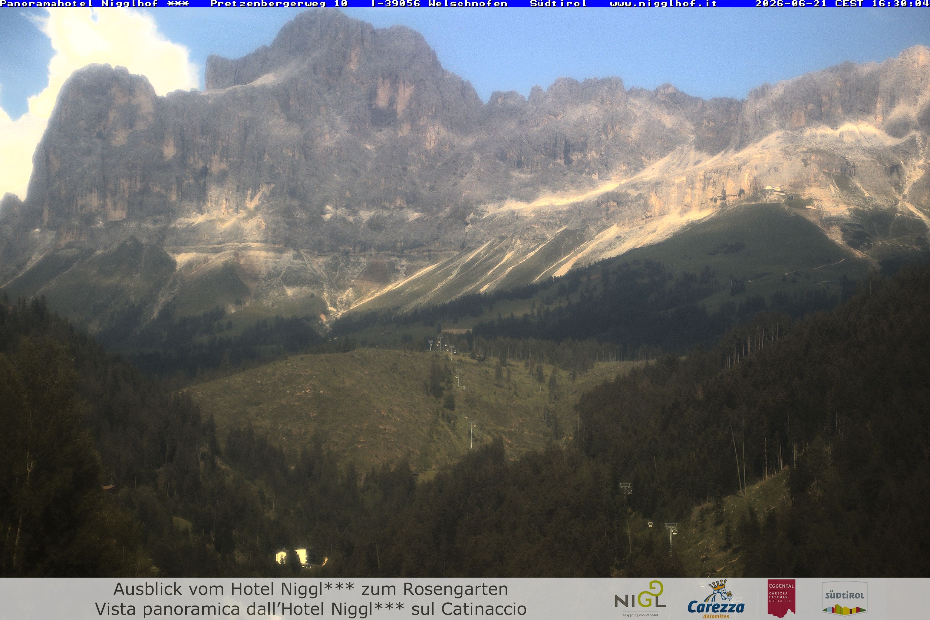 Archiv Foto Webcam Welschnofen: Hotel Nigglhof