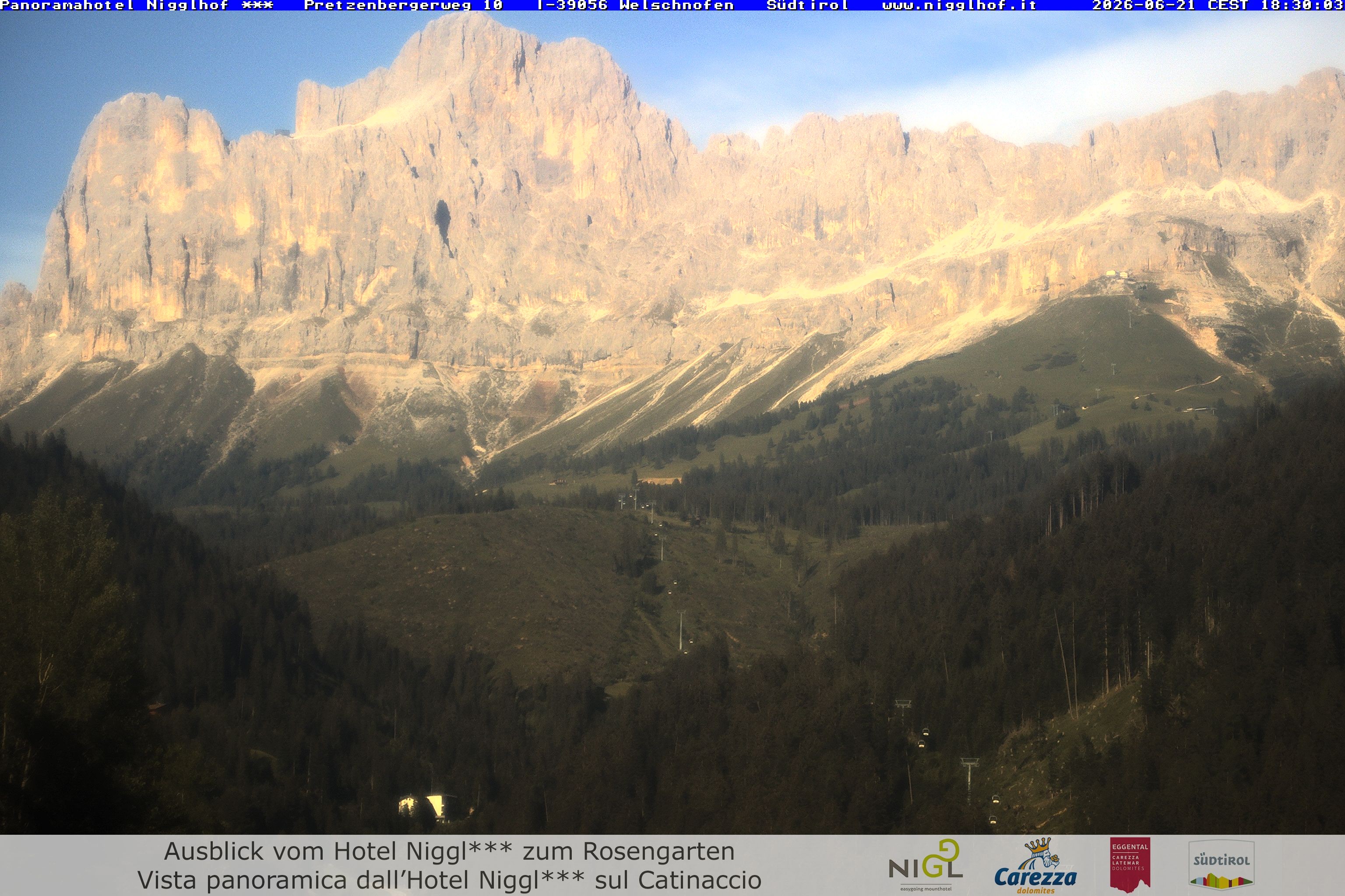Archiv Foto Webcam Welschnofen: Hotel Nigglhof