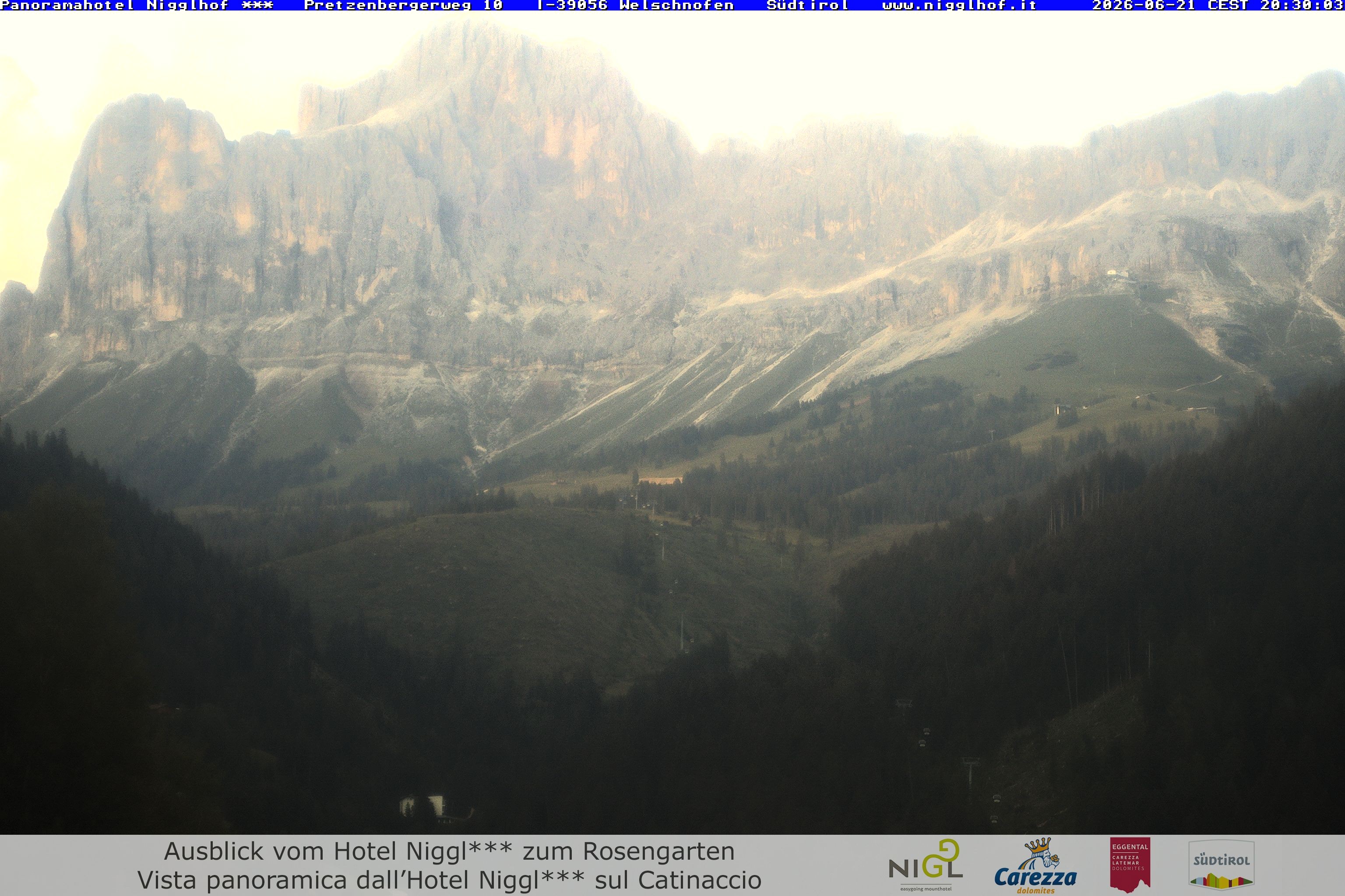 Archiv Foto Webcam Welschnofen: Hotel Nigglhof