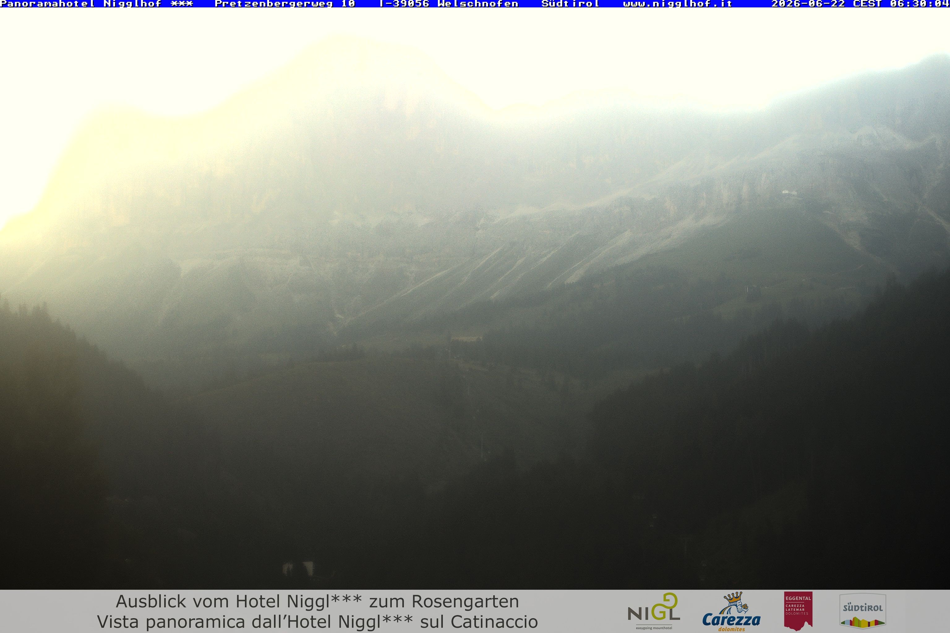 Archived image Webcam Welschnofen: Hotel Nigglhof