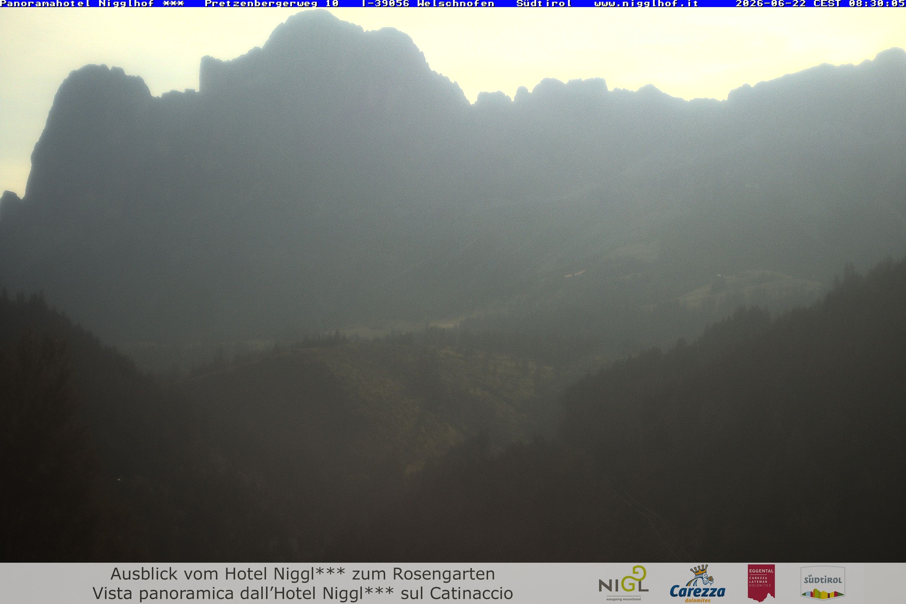 Archived image Webcam Welschnofen: Hotel Nigglhof