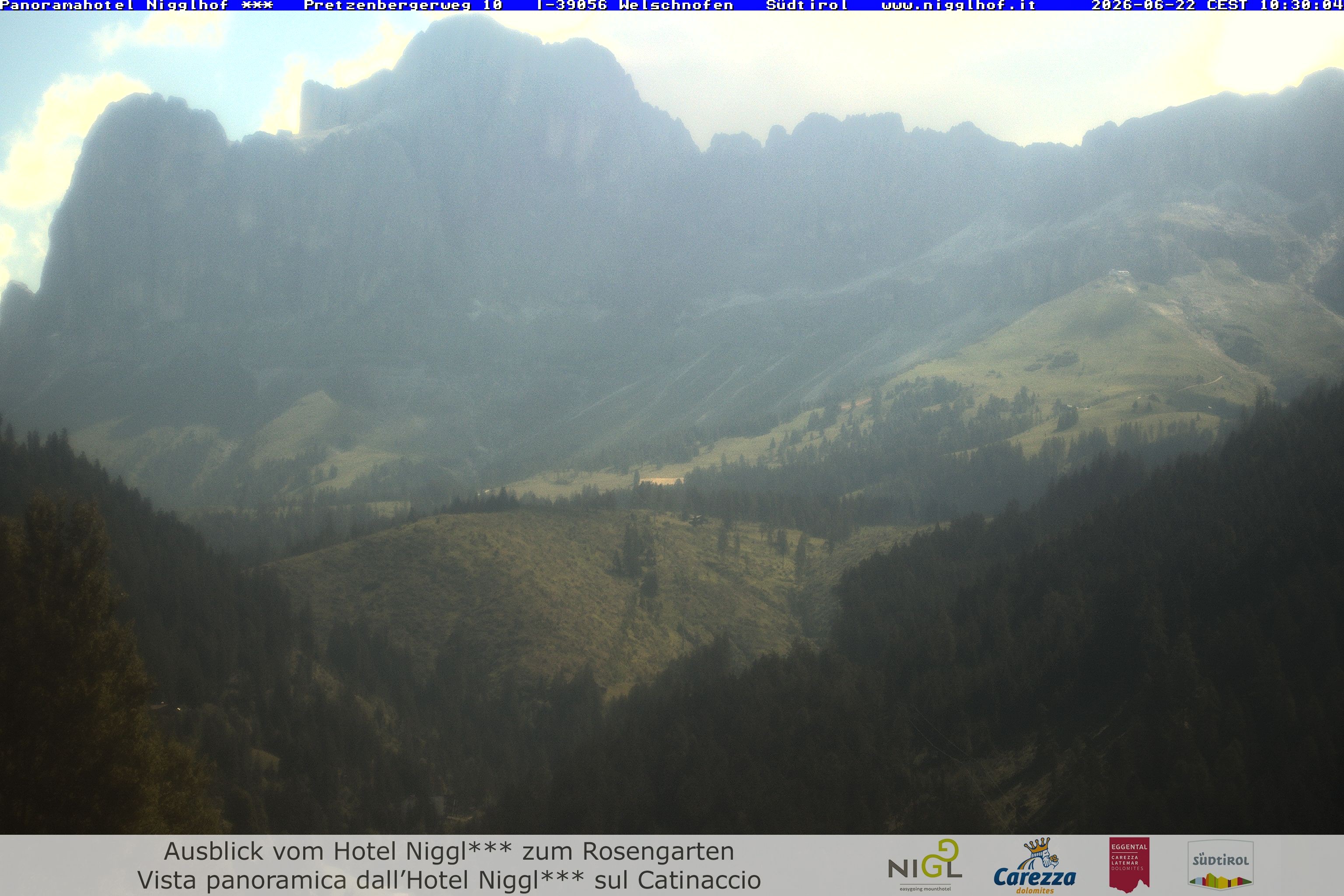 Archived image Webcam Welschnofen: Hotel Nigglhof