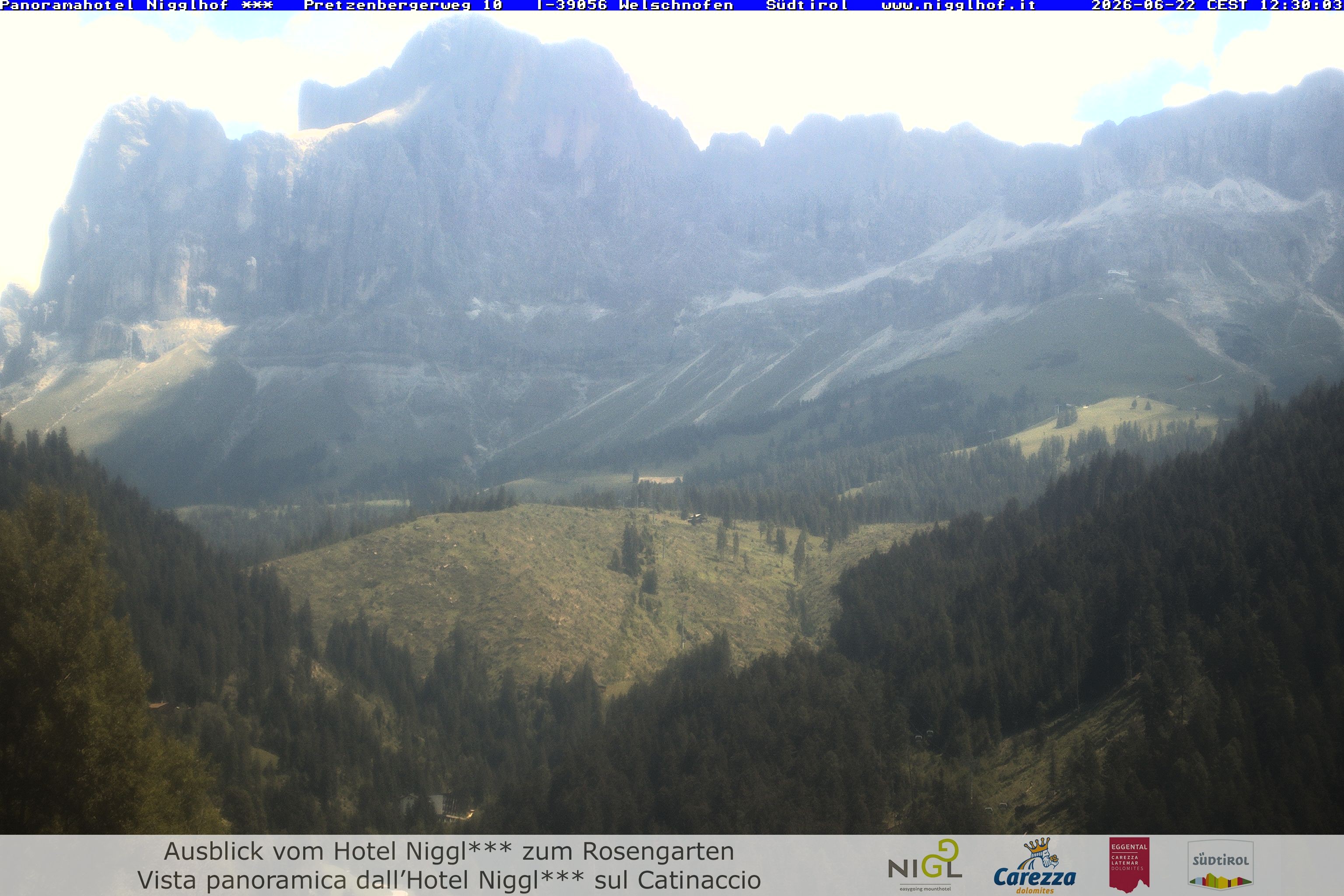 Archived image Webcam Welschnofen: Hotel Nigglhof