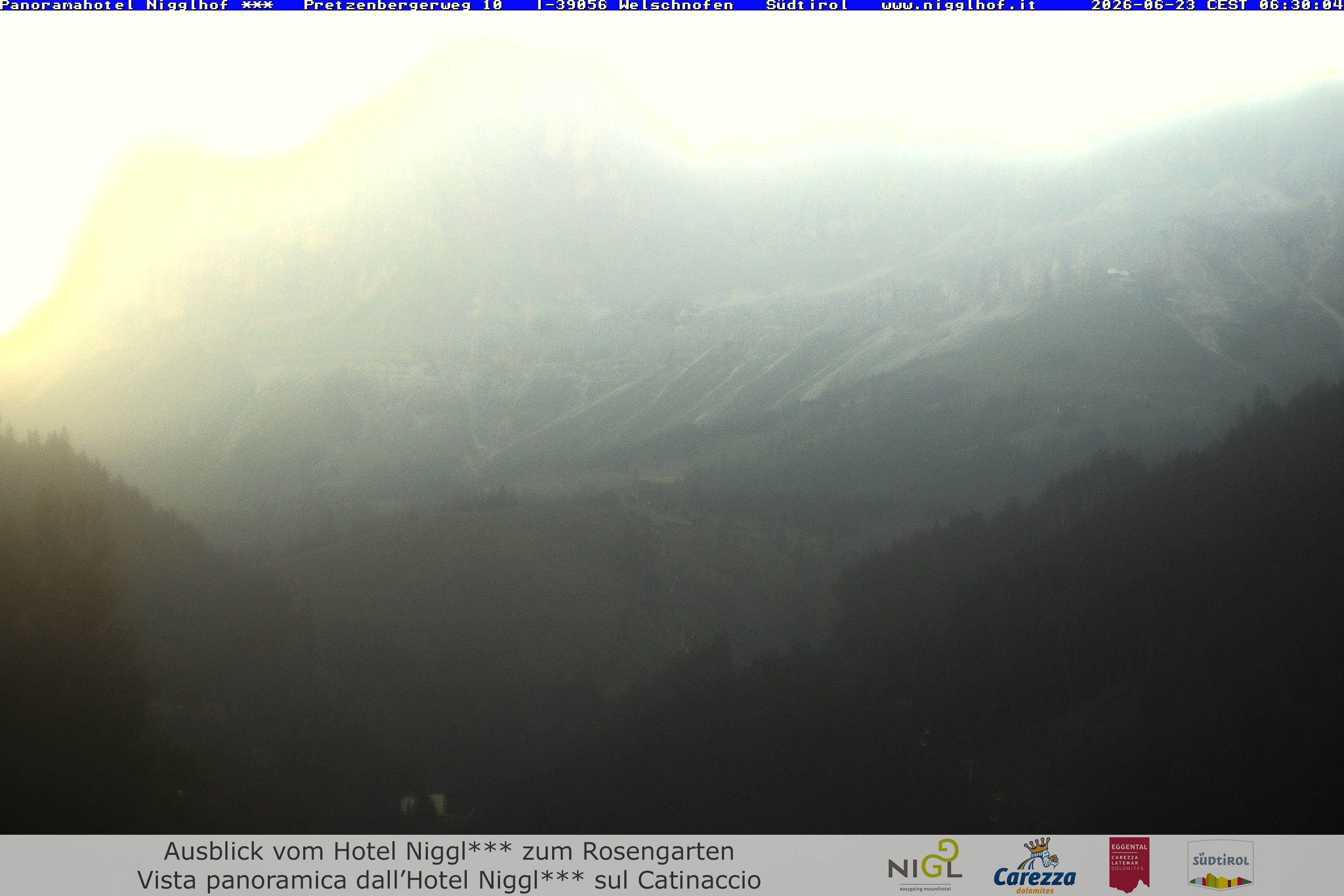 Archived image Webcam Welschnofen: Hotel Nigglhof