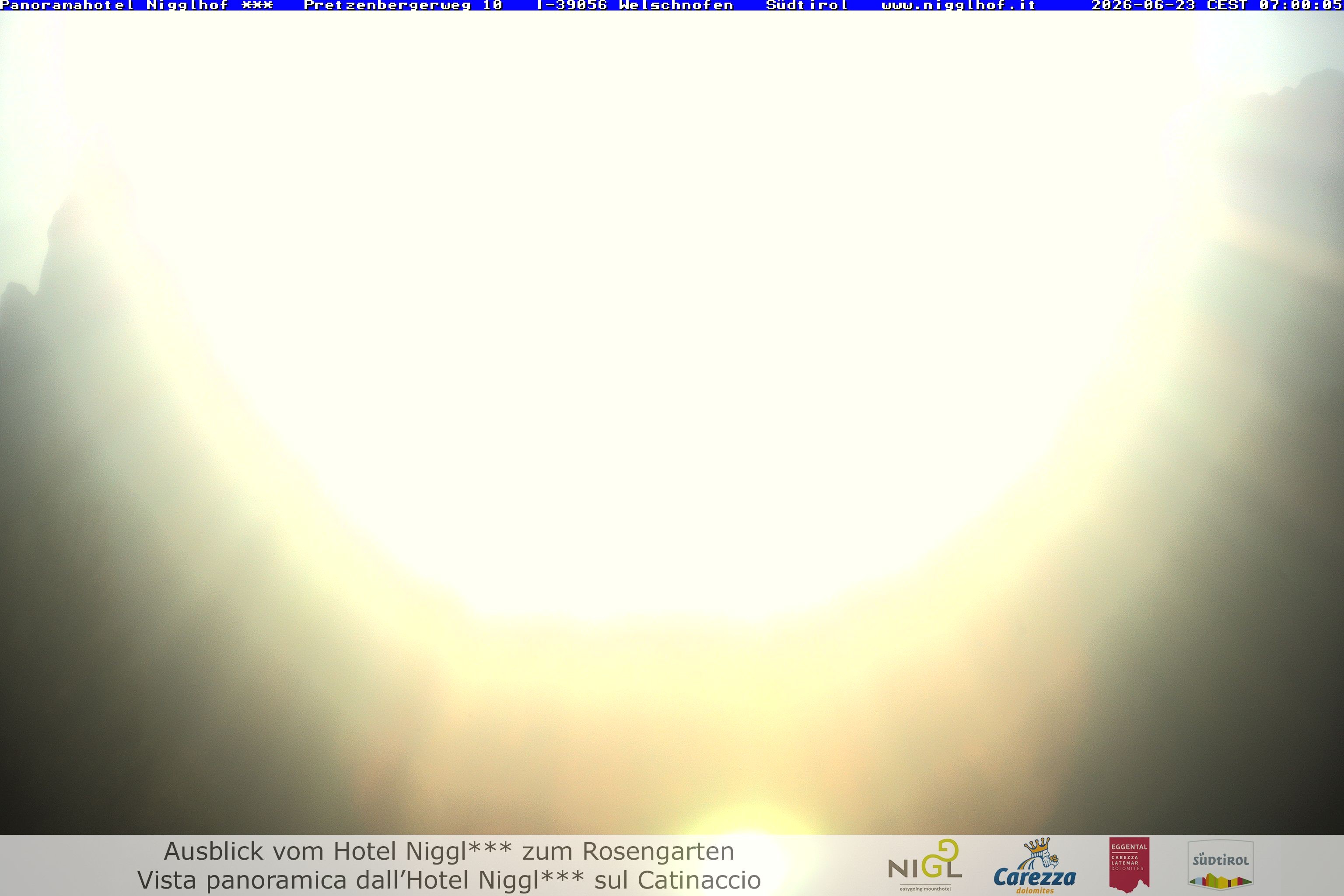 Archived image Webcam Welschnofen: Hotel Nigglhof