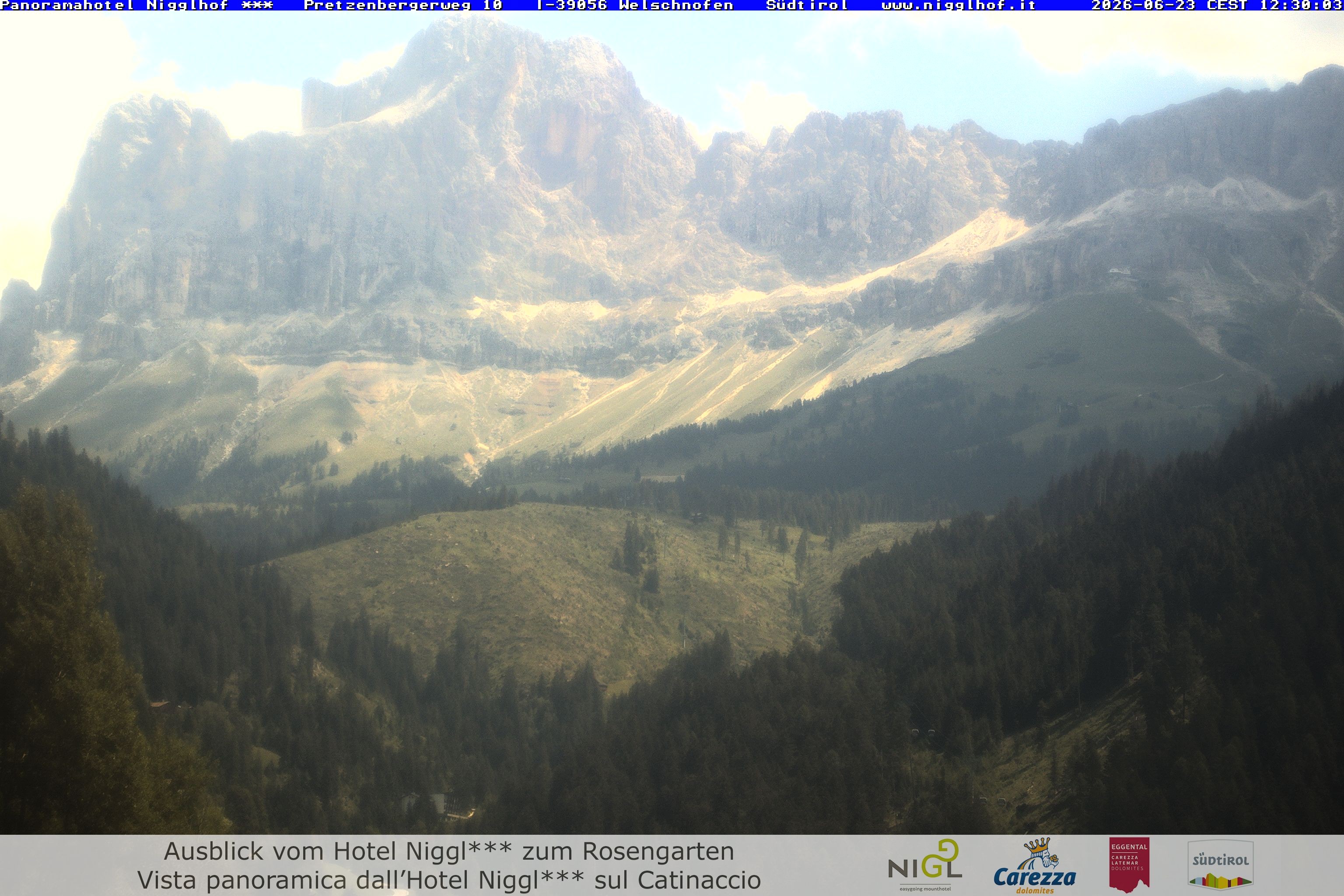 Archived image Webcam Welschnofen: Hotel Nigglhof
