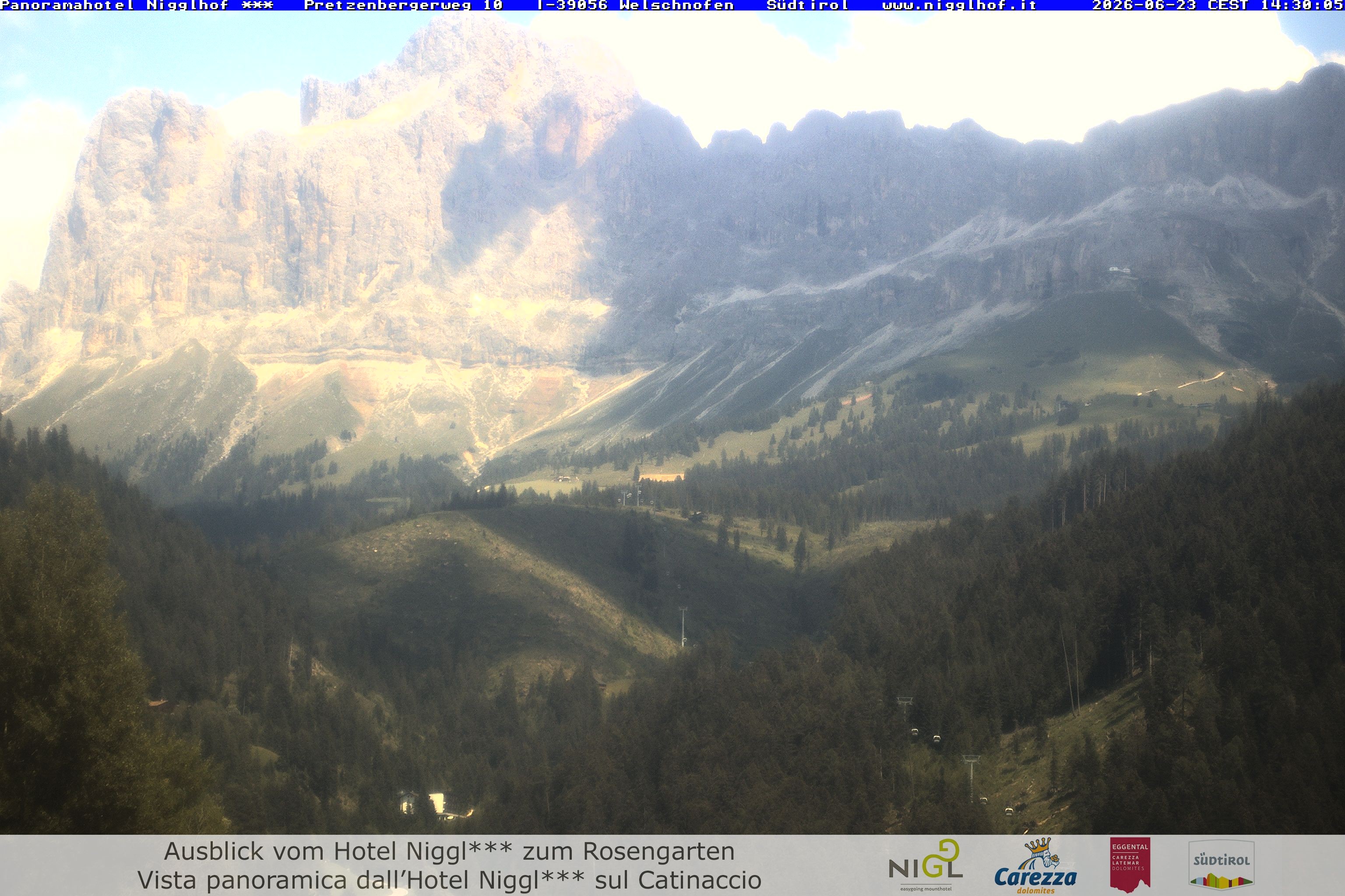 Archived image Webcam Welschnofen: Hotel Nigglhof