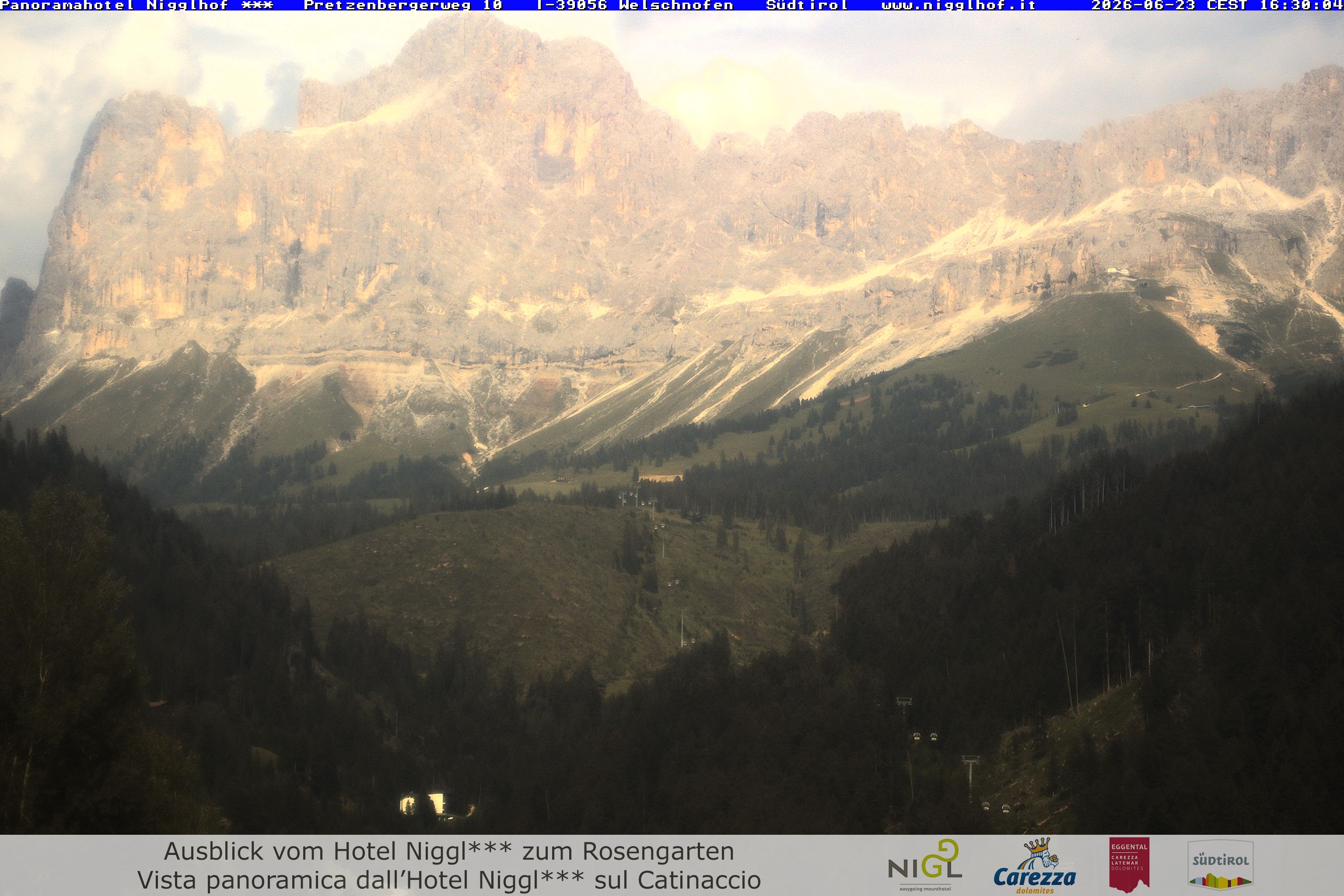 Archived image Webcam Welschnofen: Hotel Nigglhof
