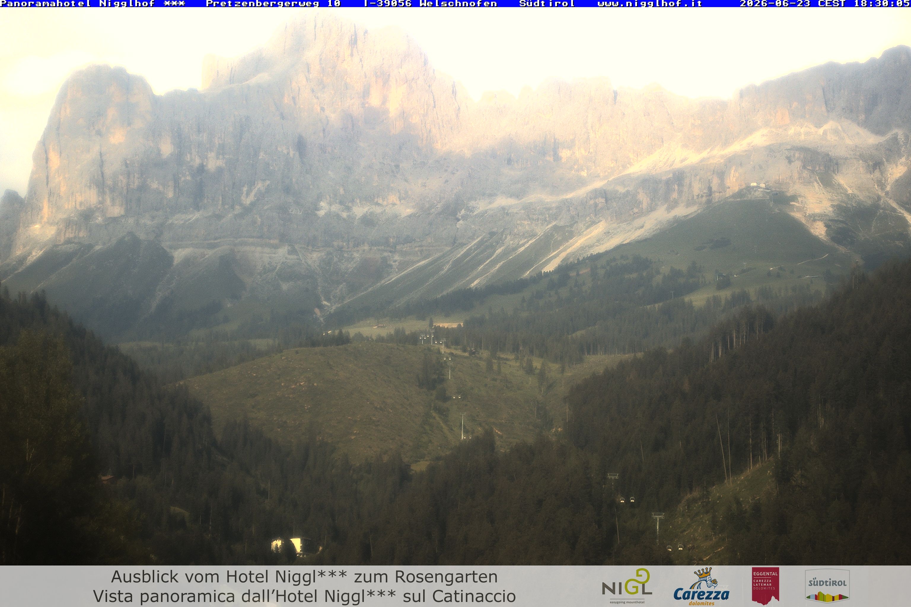 Archived image Webcam Welschnofen: Hotel Nigglhof
