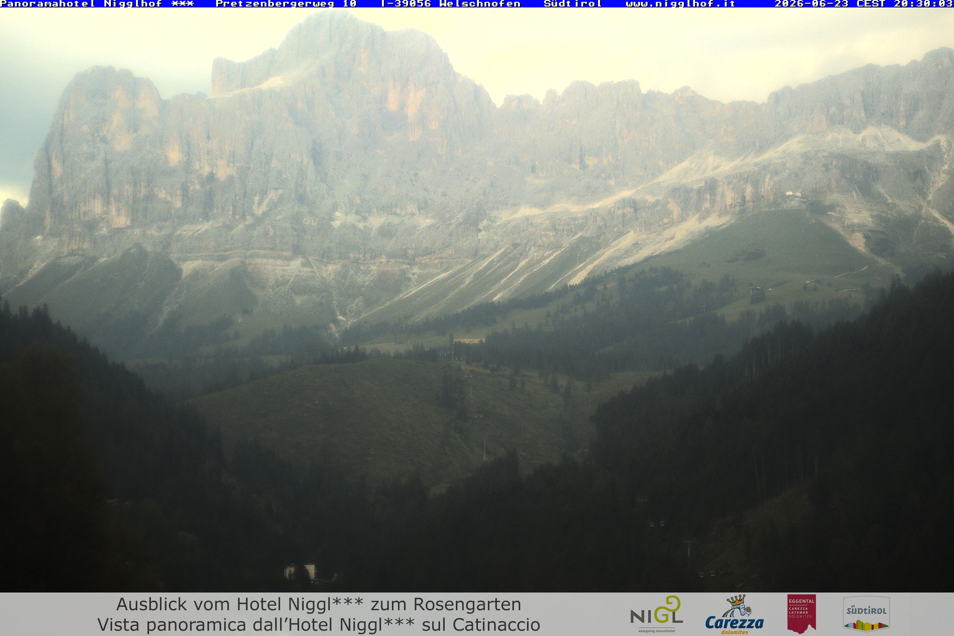 Archived image Webcam Welschnofen: Hotel Nigglhof