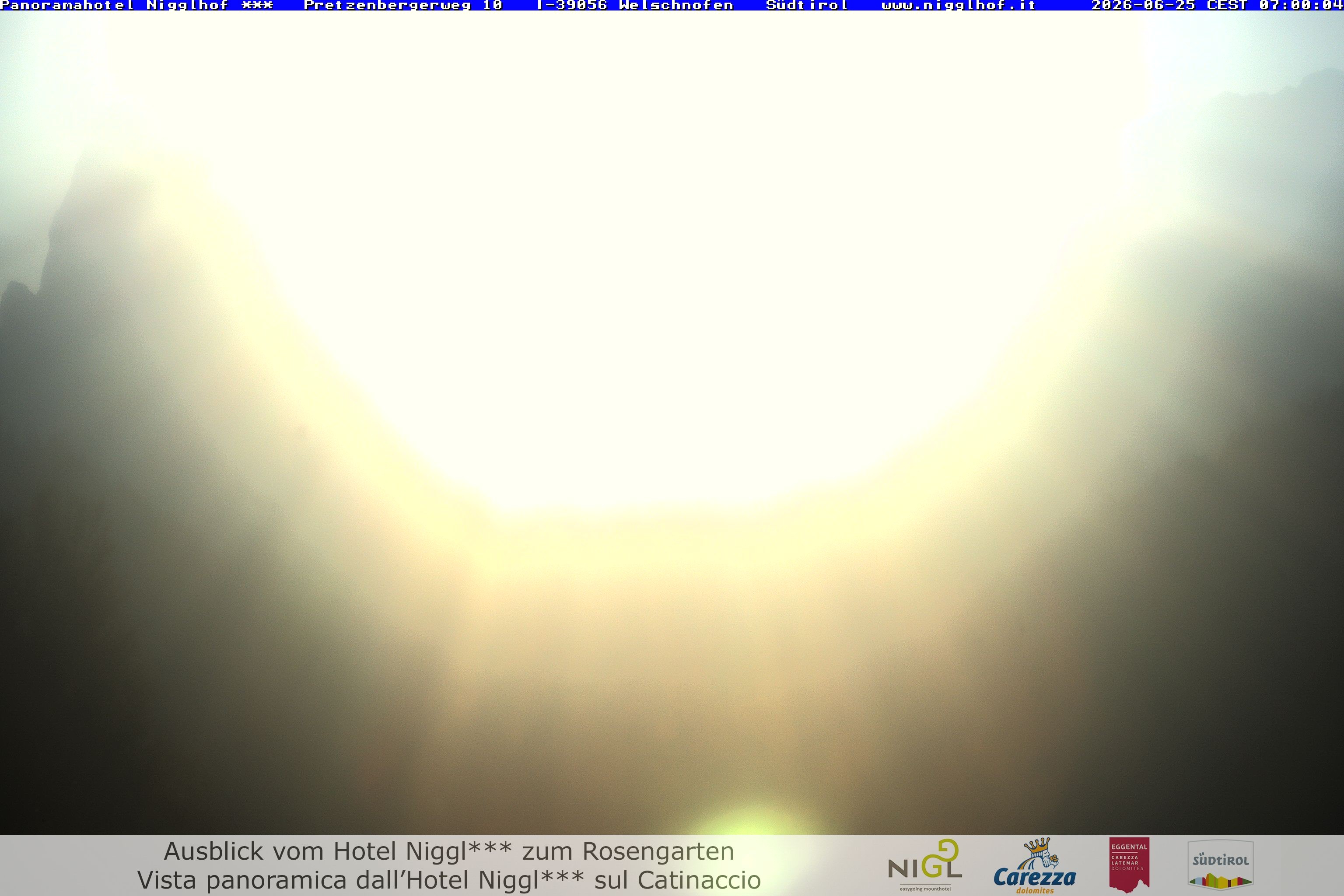 Archived image Webcam Welschnofen: Hotel Nigglhof