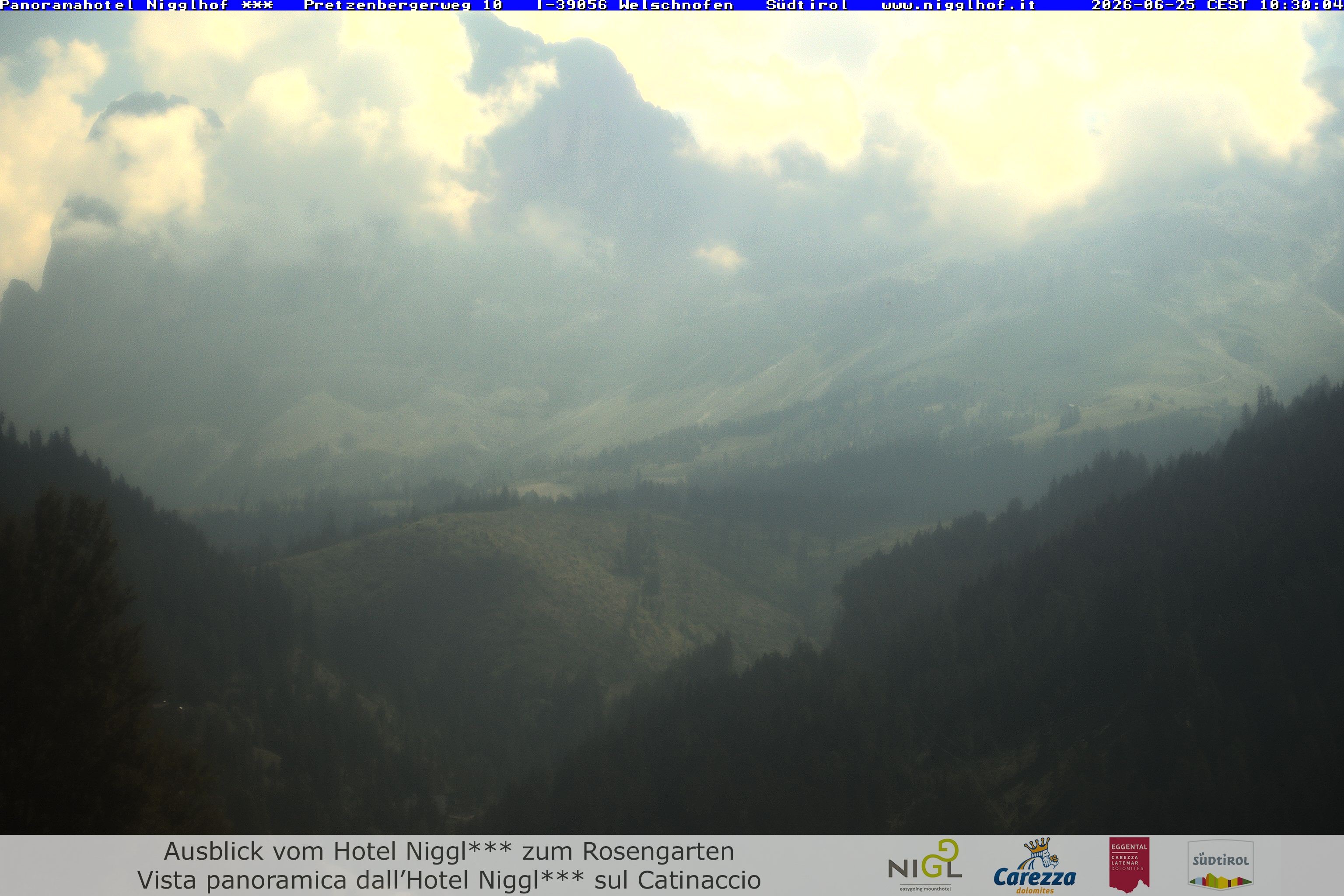 Archived image Webcam Welschnofen: Hotel Nigglhof