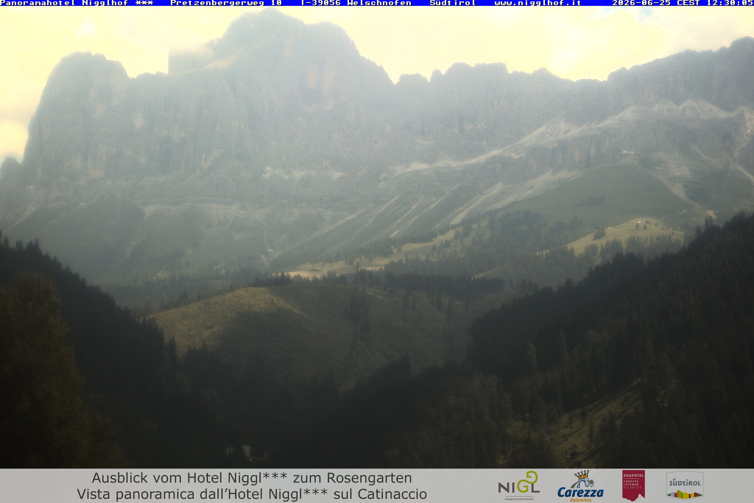 Archived image Webcam Welschnofen: Hotel Nigglhof