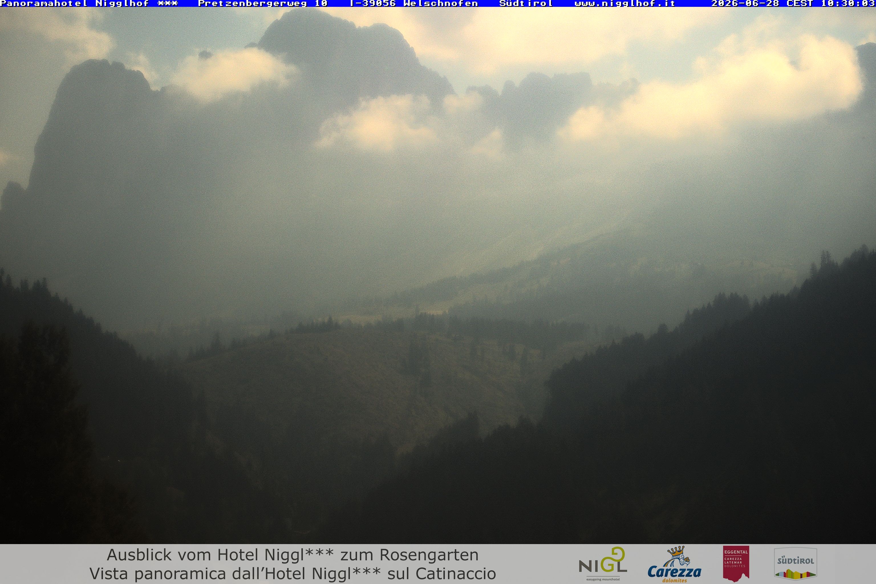 Archiv Foto Webcam Welschnofen: Hotel Nigglhof