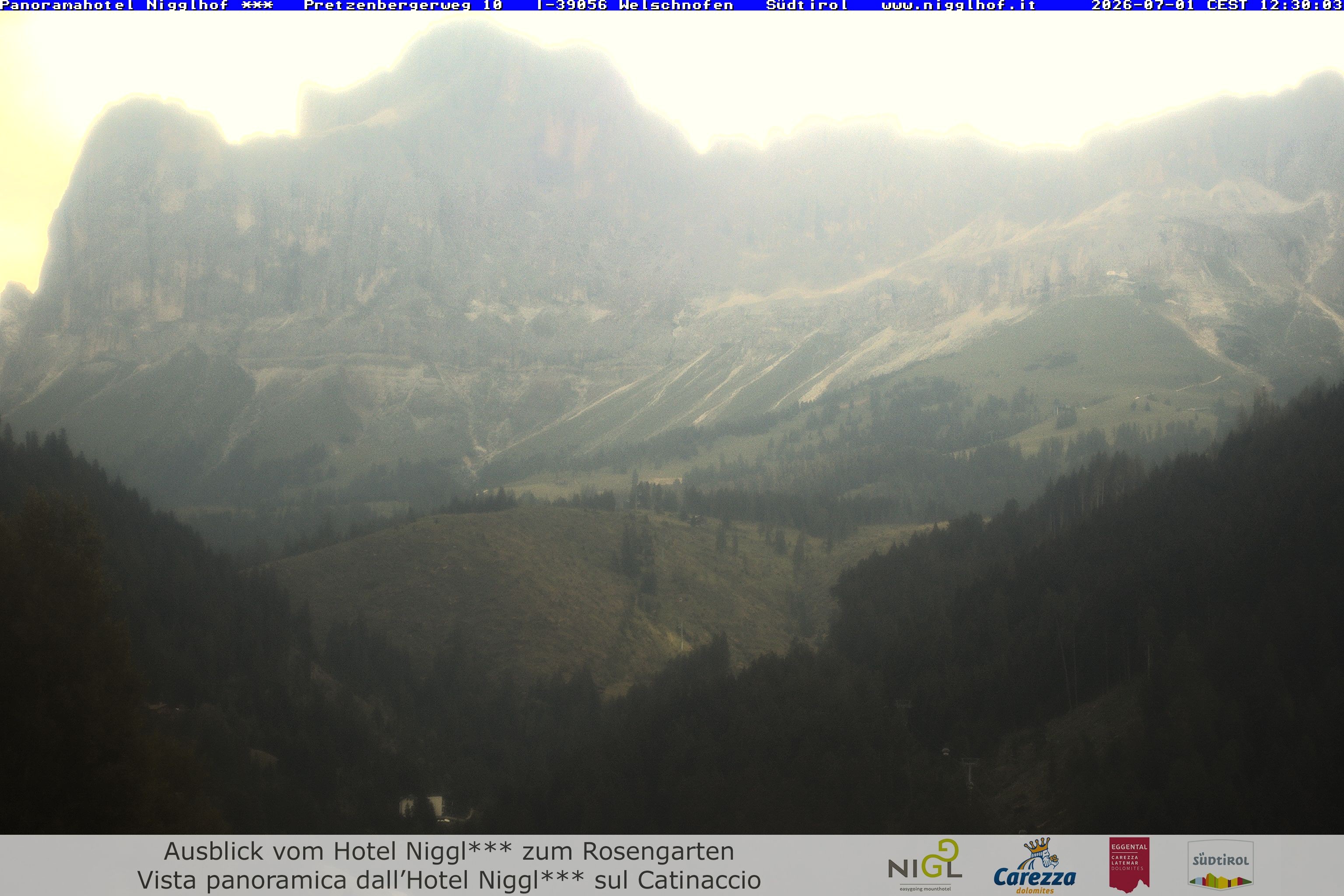 Archiv Foto Webcam Welschnofen: Hotel Nigglhof