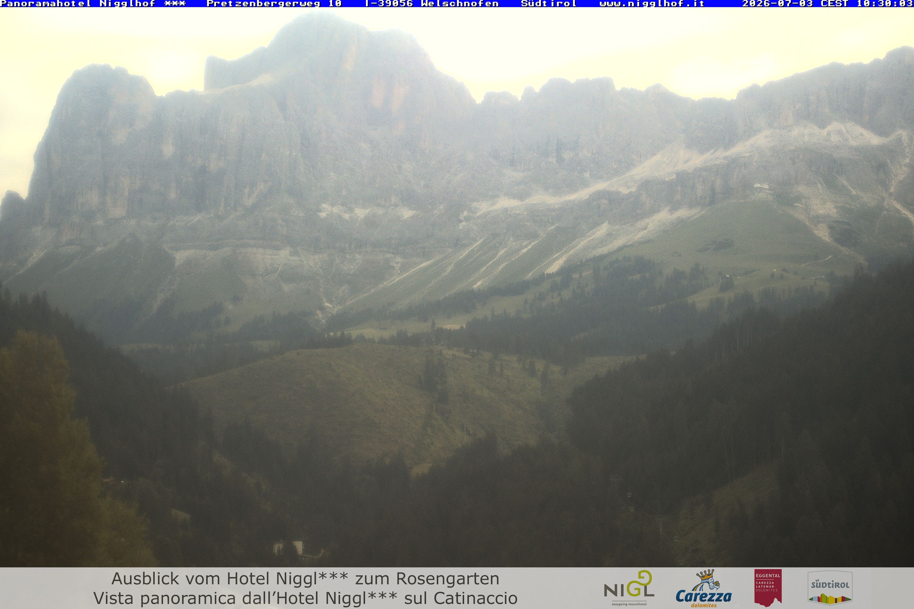 Archiv Foto Webcam Welschnofen: Hotel Nigglhof
