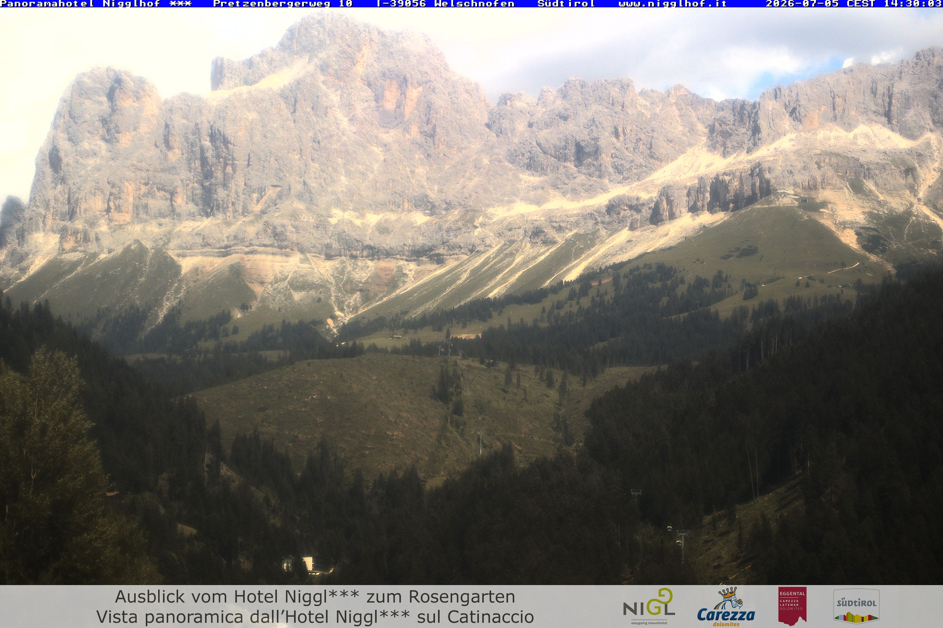 Archiv Foto Webcam Welschnofen: Hotel Nigglhof