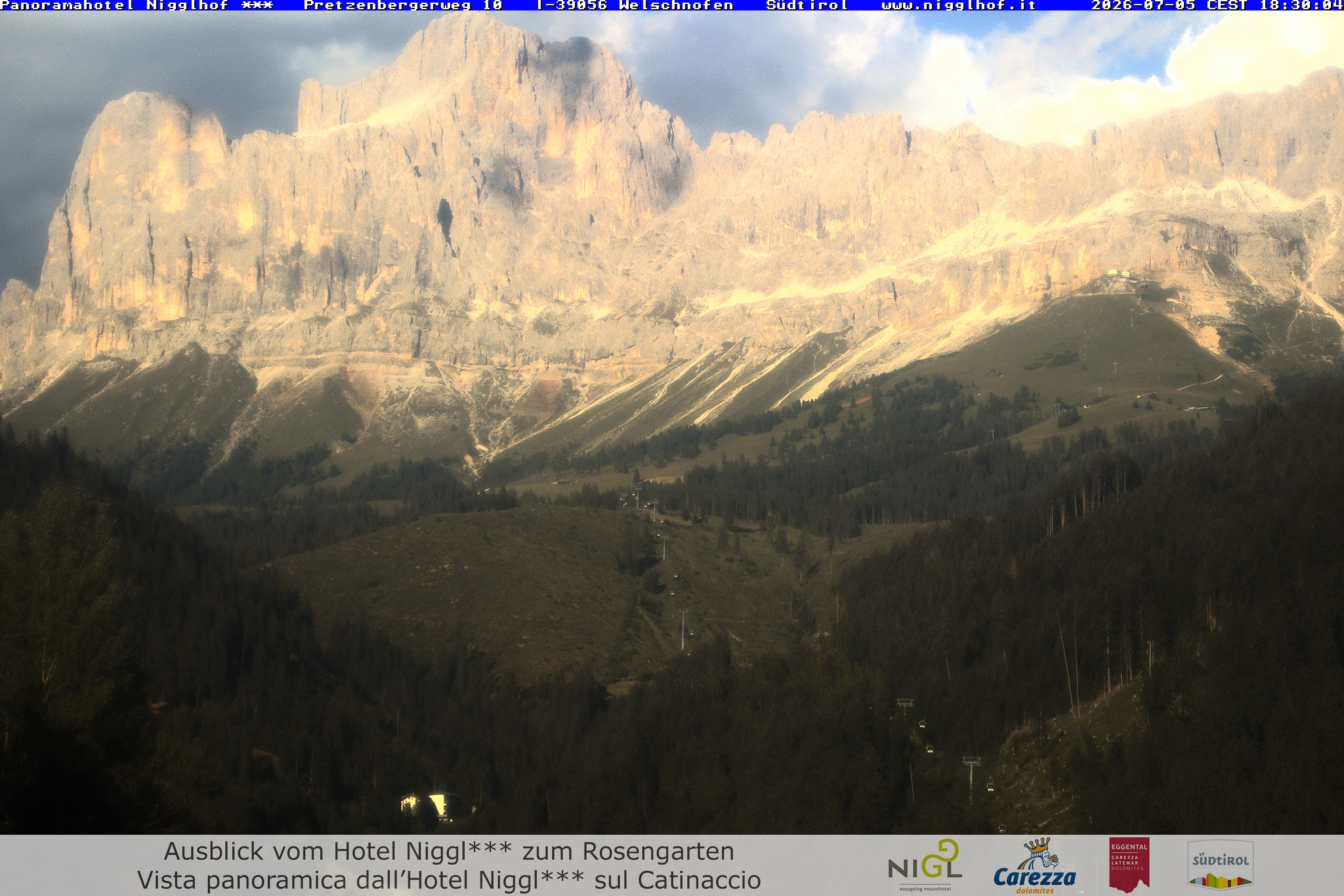 Archiv Foto Webcam Welschnofen: Hotel Nigglhof