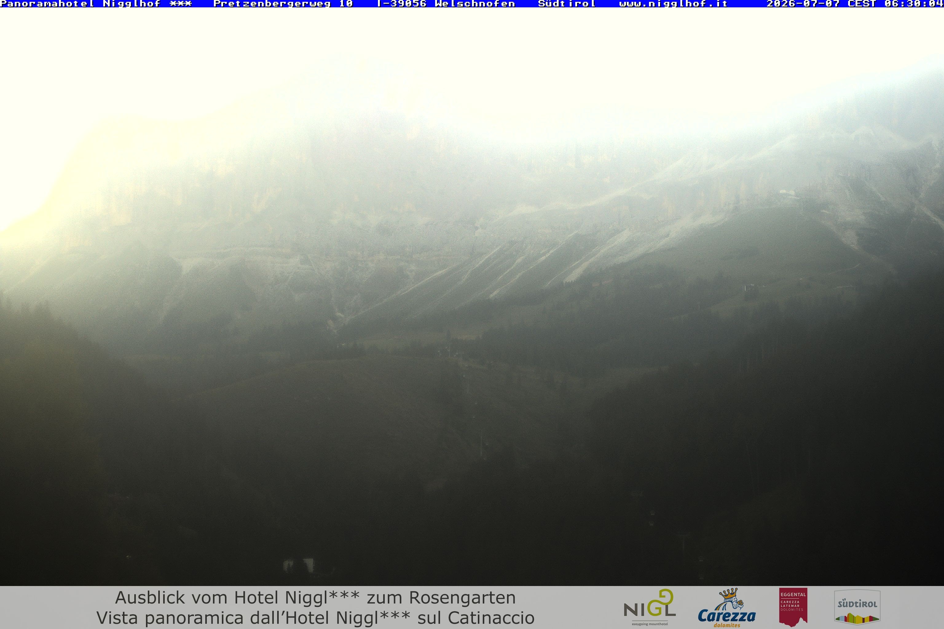 Archived image Webcam Welschnofen: Hotel Nigglhof