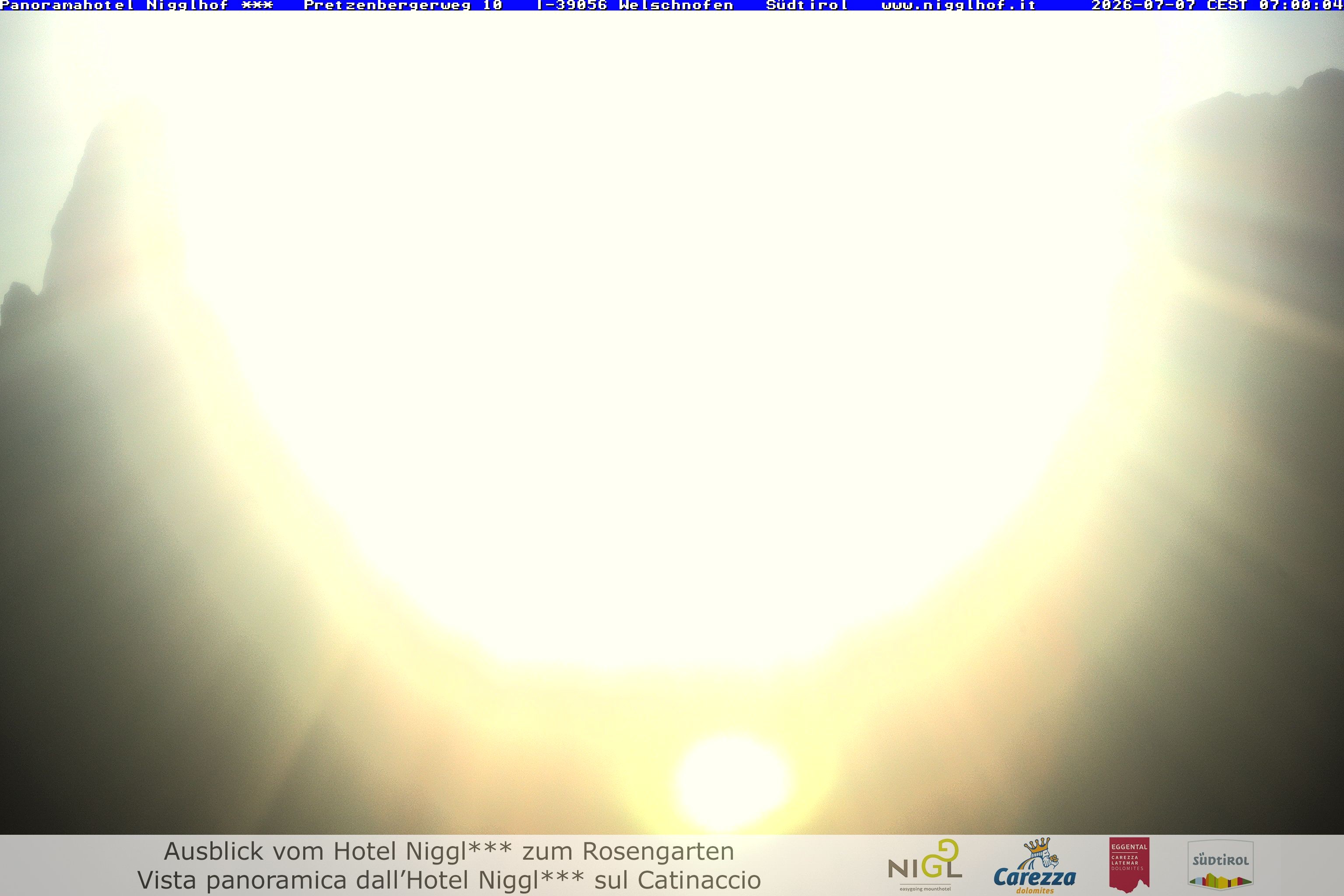 Archived image Webcam Welschnofen: Hotel Nigglhof