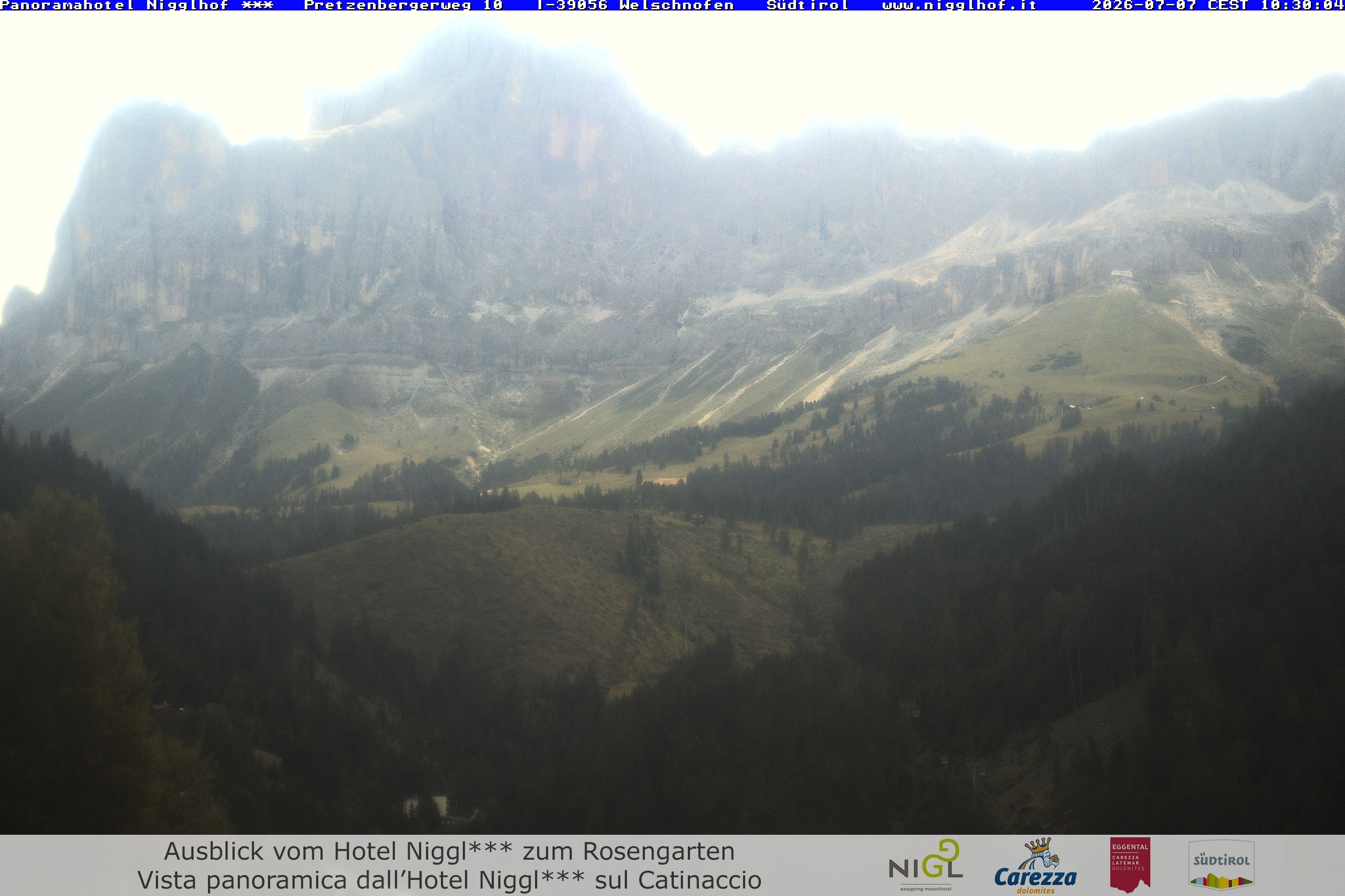 Archived image Webcam Welschnofen: Hotel Nigglhof