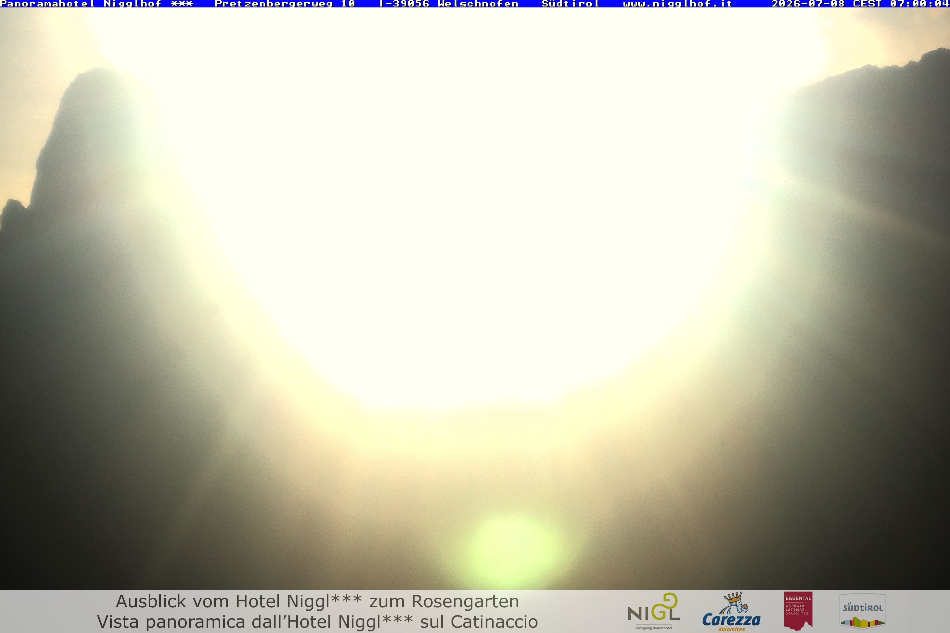 Archived image Webcam Welschnofen: Hotel Nigglhof