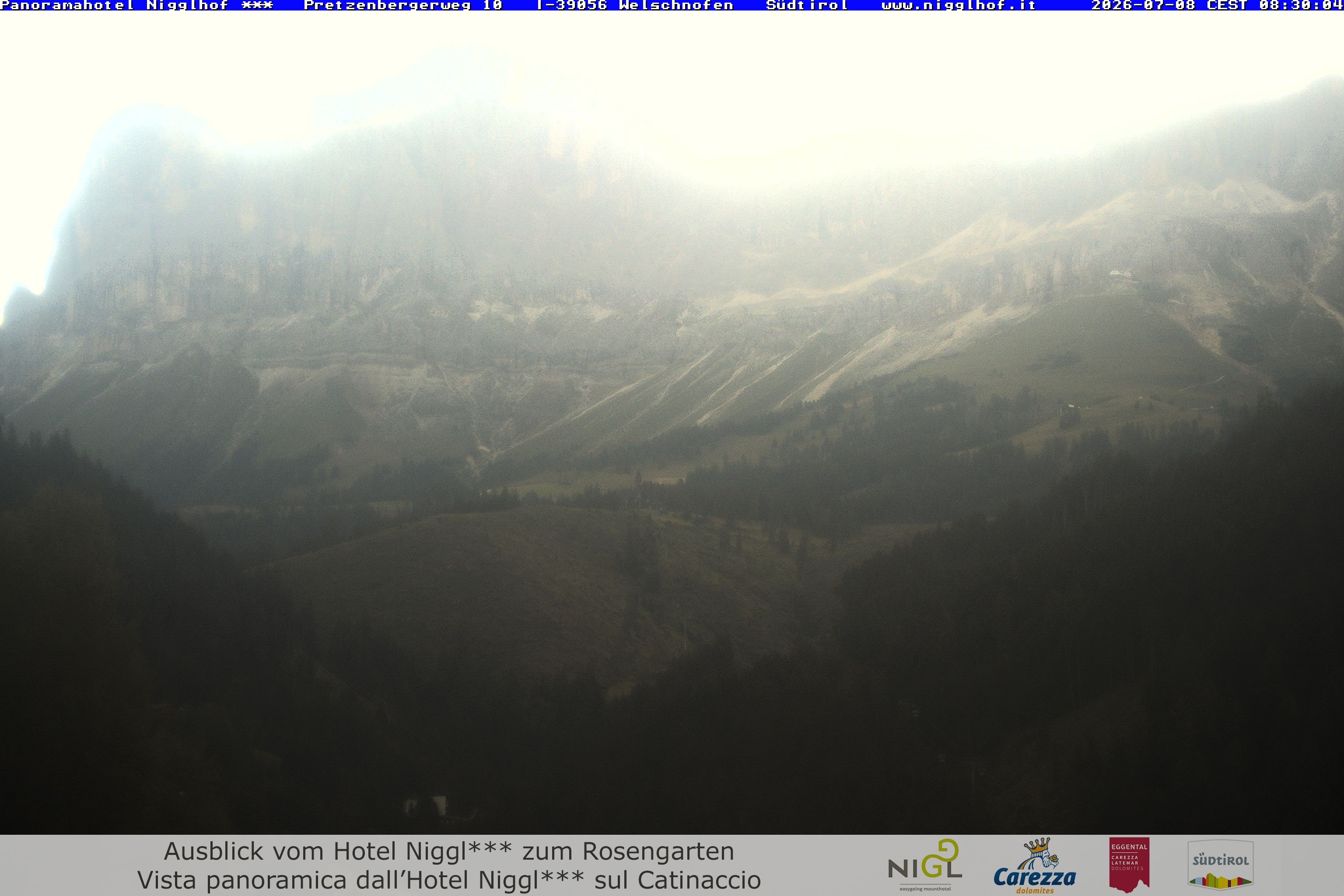 Archived image Webcam Welschnofen: Hotel Nigglhof