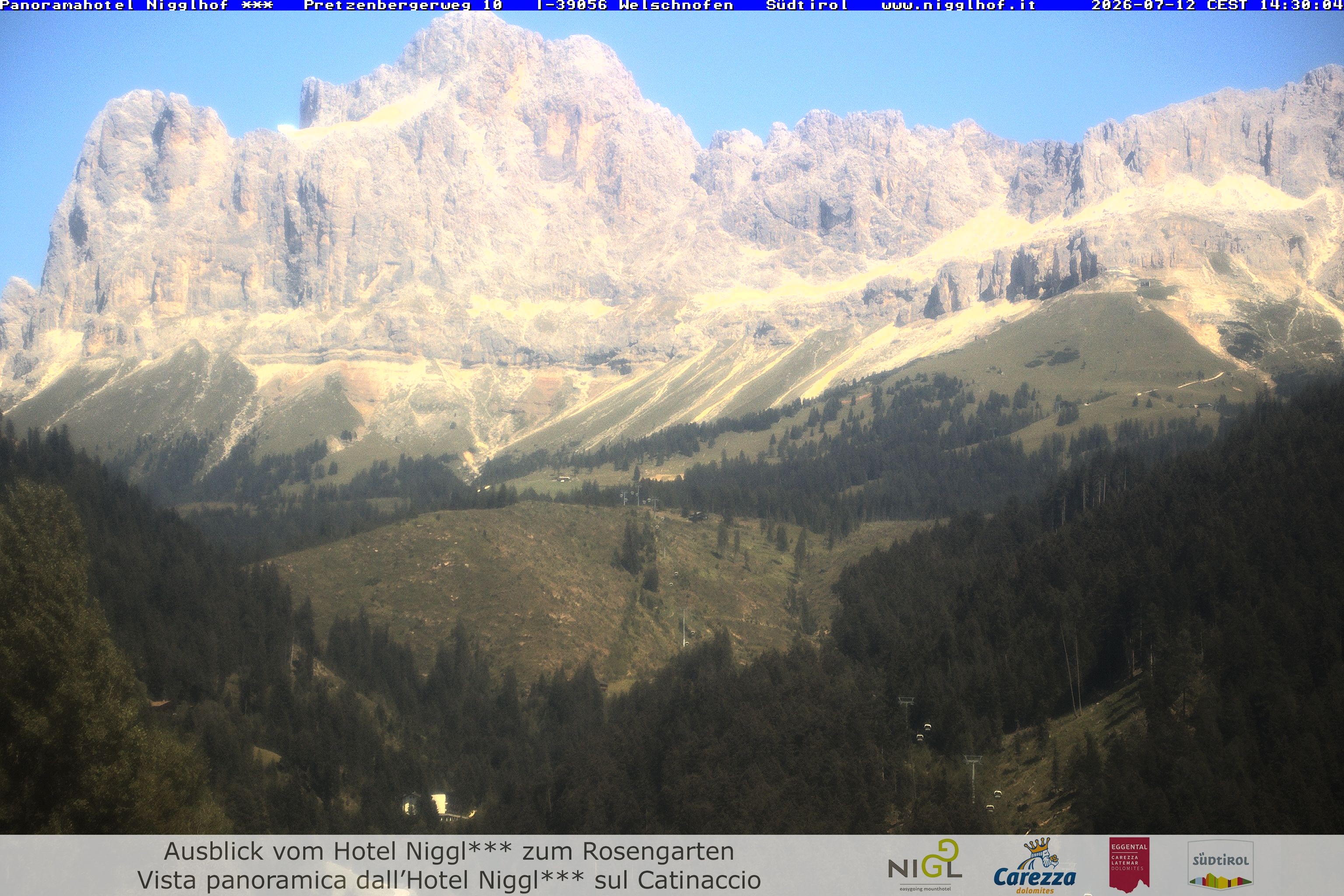 Archiv Foto Webcam Welschnofen: Hotel Nigglhof
