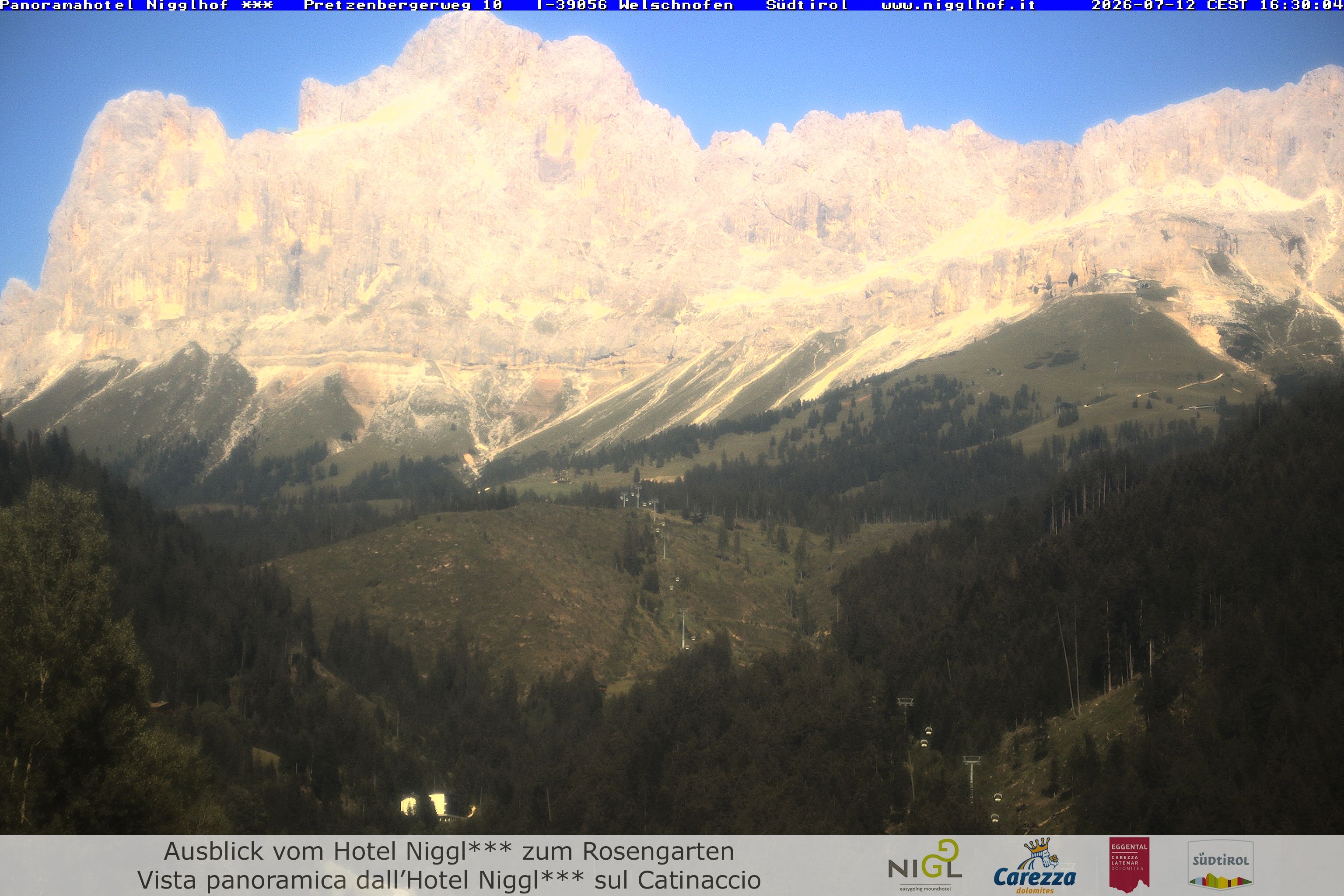 Archived image Webcam Welschnofen: Hotel Nigglhof