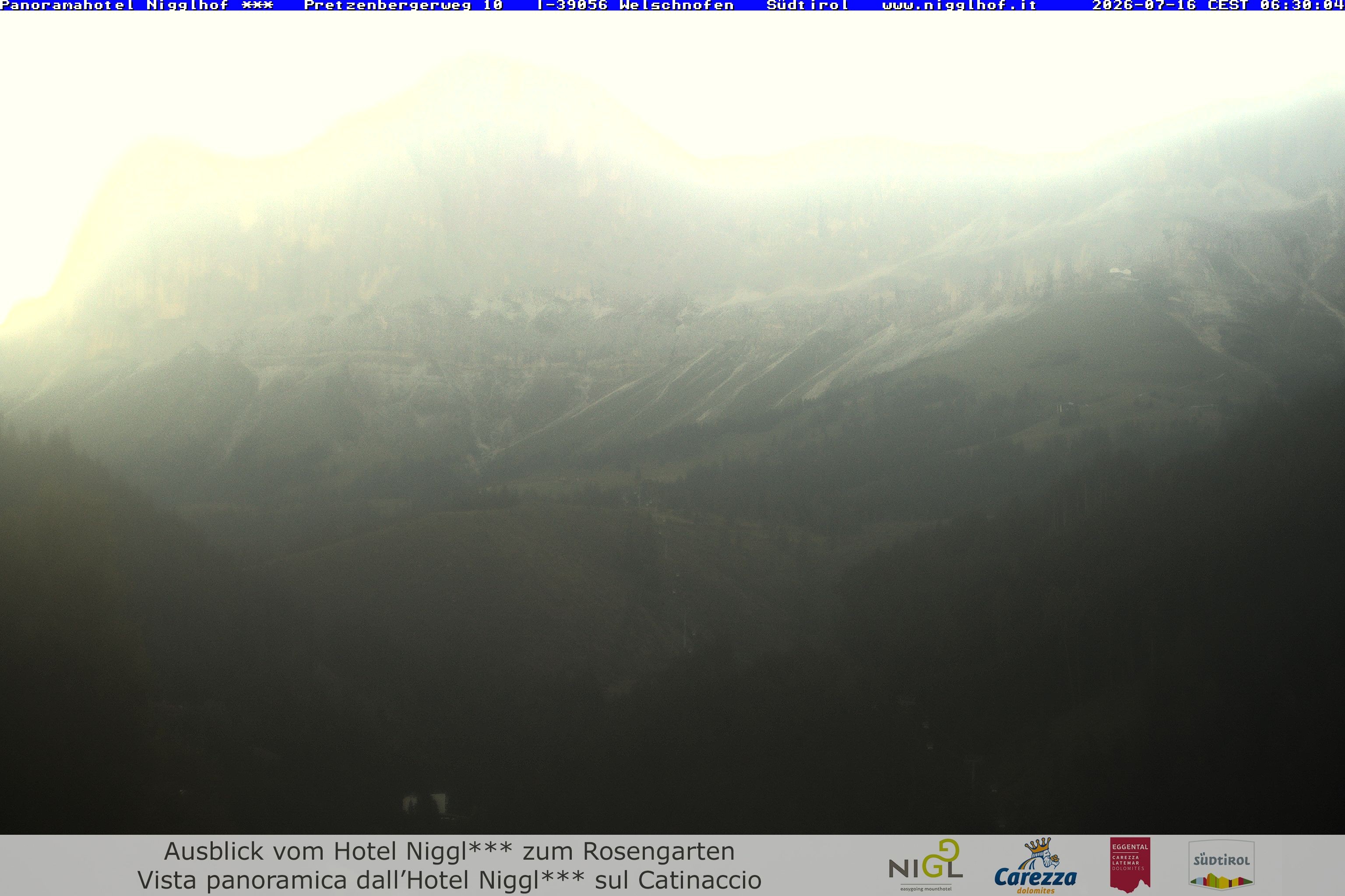 Archived image Webcam Welschnofen: Hotel Nigglhof