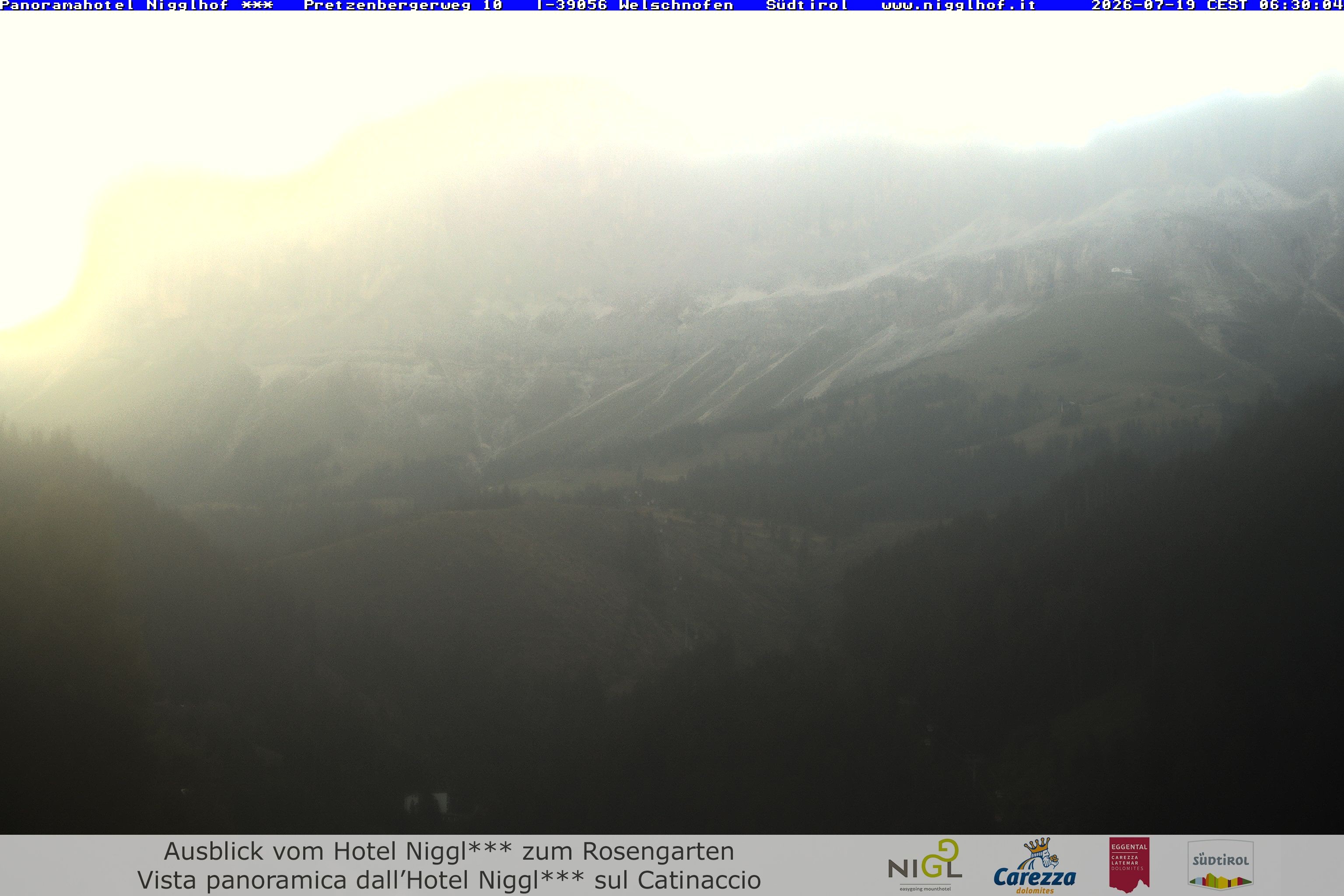 Archived image Webcam Welschnofen: Hotel Nigglhof