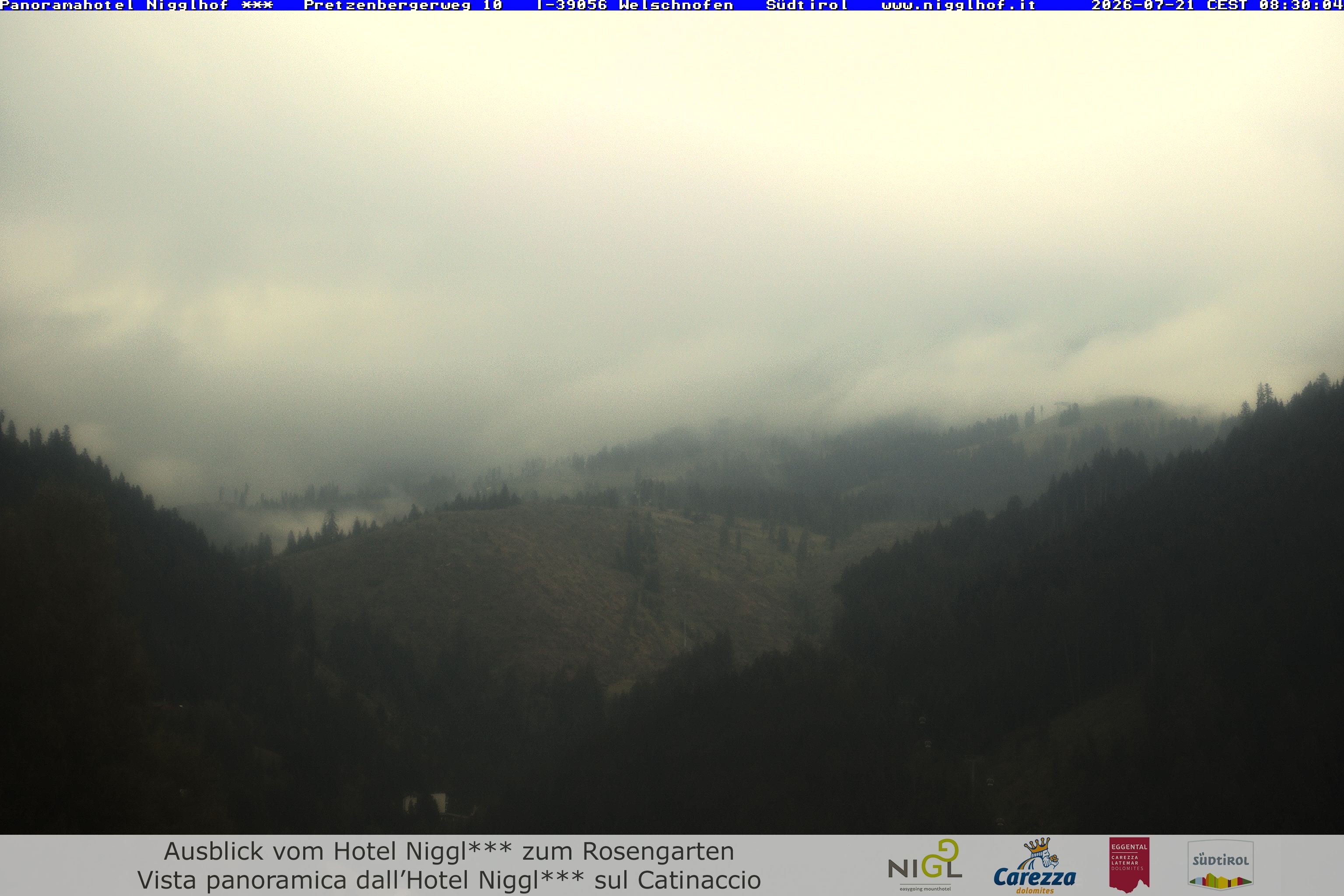 Archived image Webcam Welschnofen: Hotel Nigglhof
