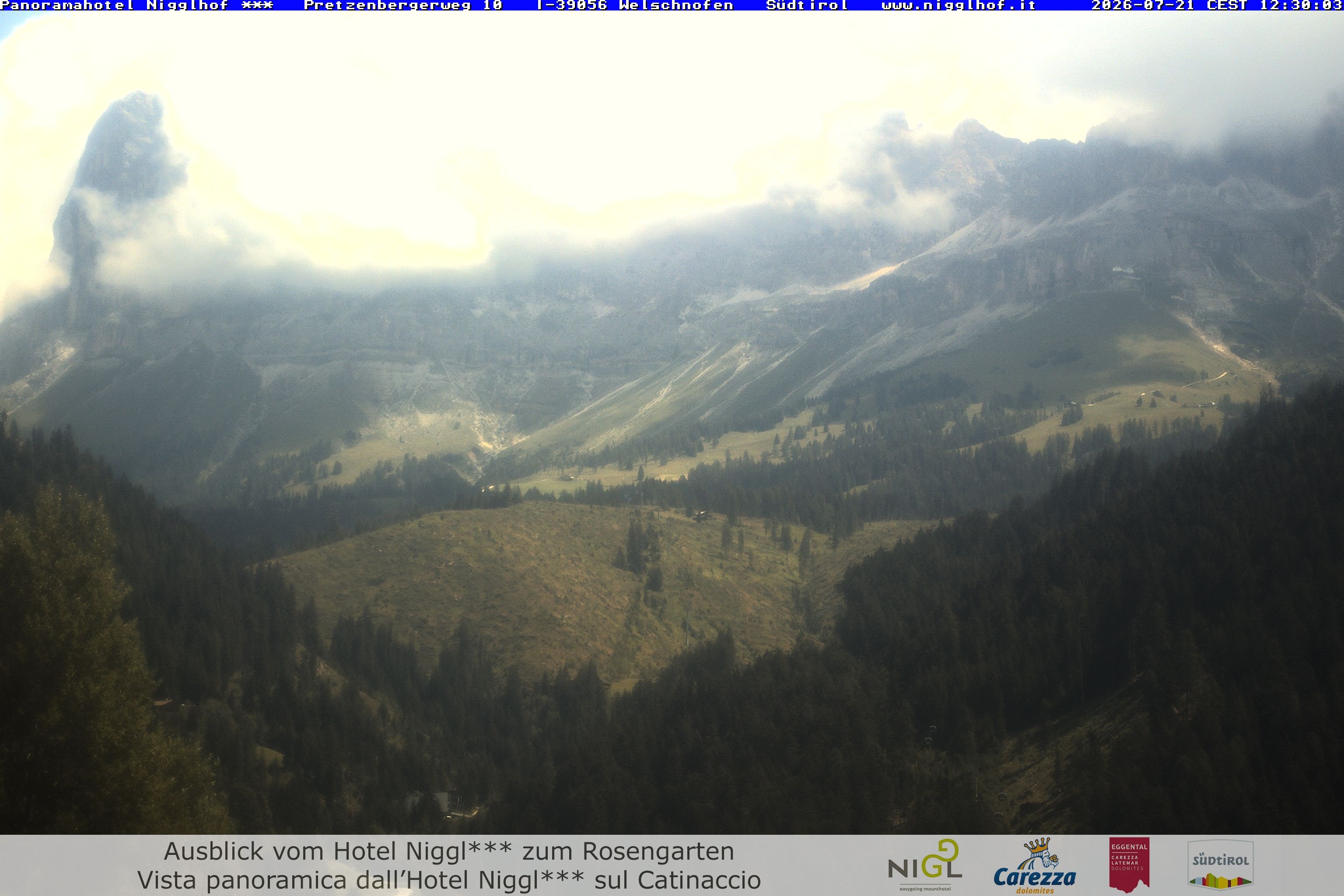 Archiv Foto Webcam Welschnofen: Hotel Nigglhof