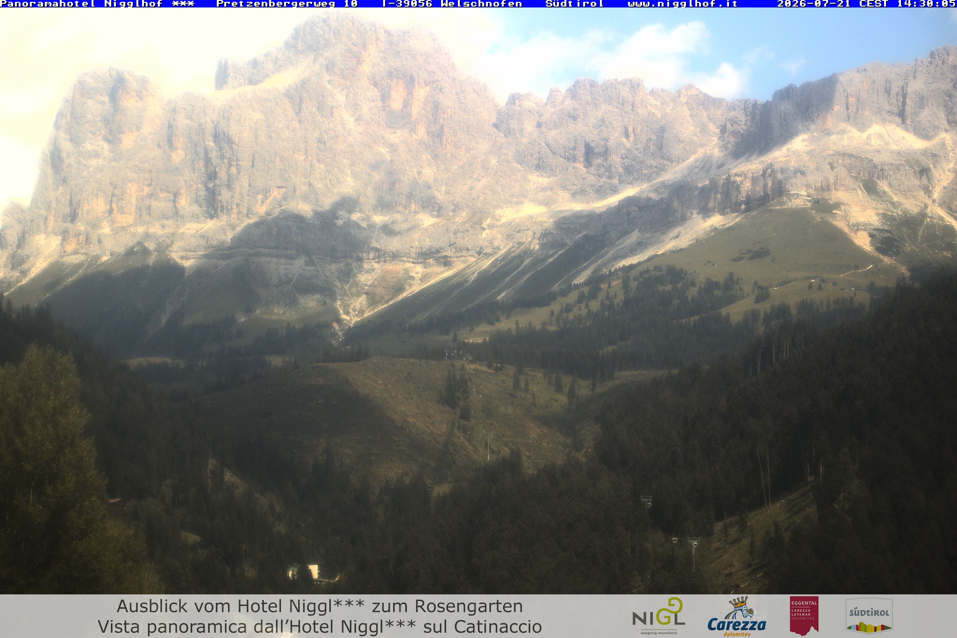 Archiv Foto Webcam Welschnofen: Hotel Nigglhof