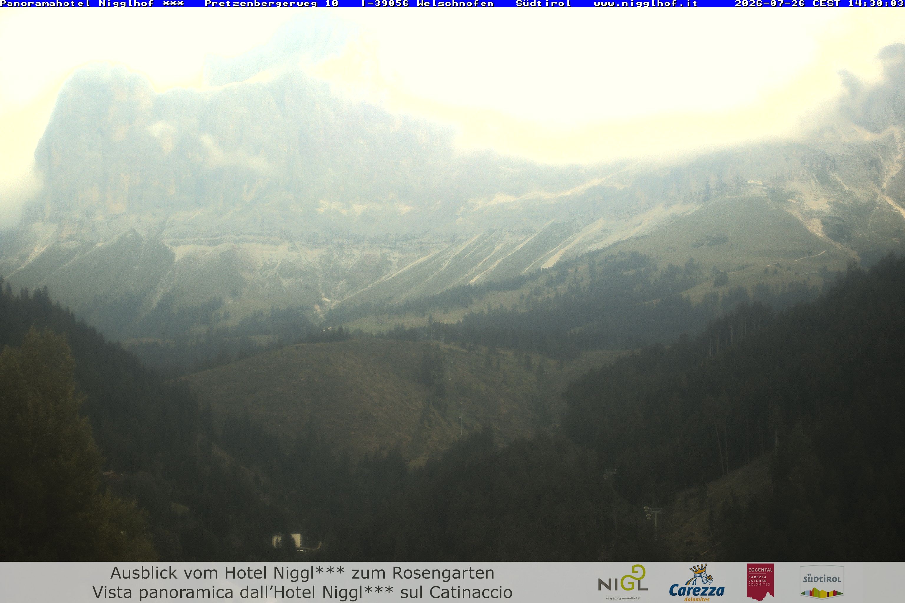 Archiv Foto Webcam Welschnofen: Hotel Nigglhof